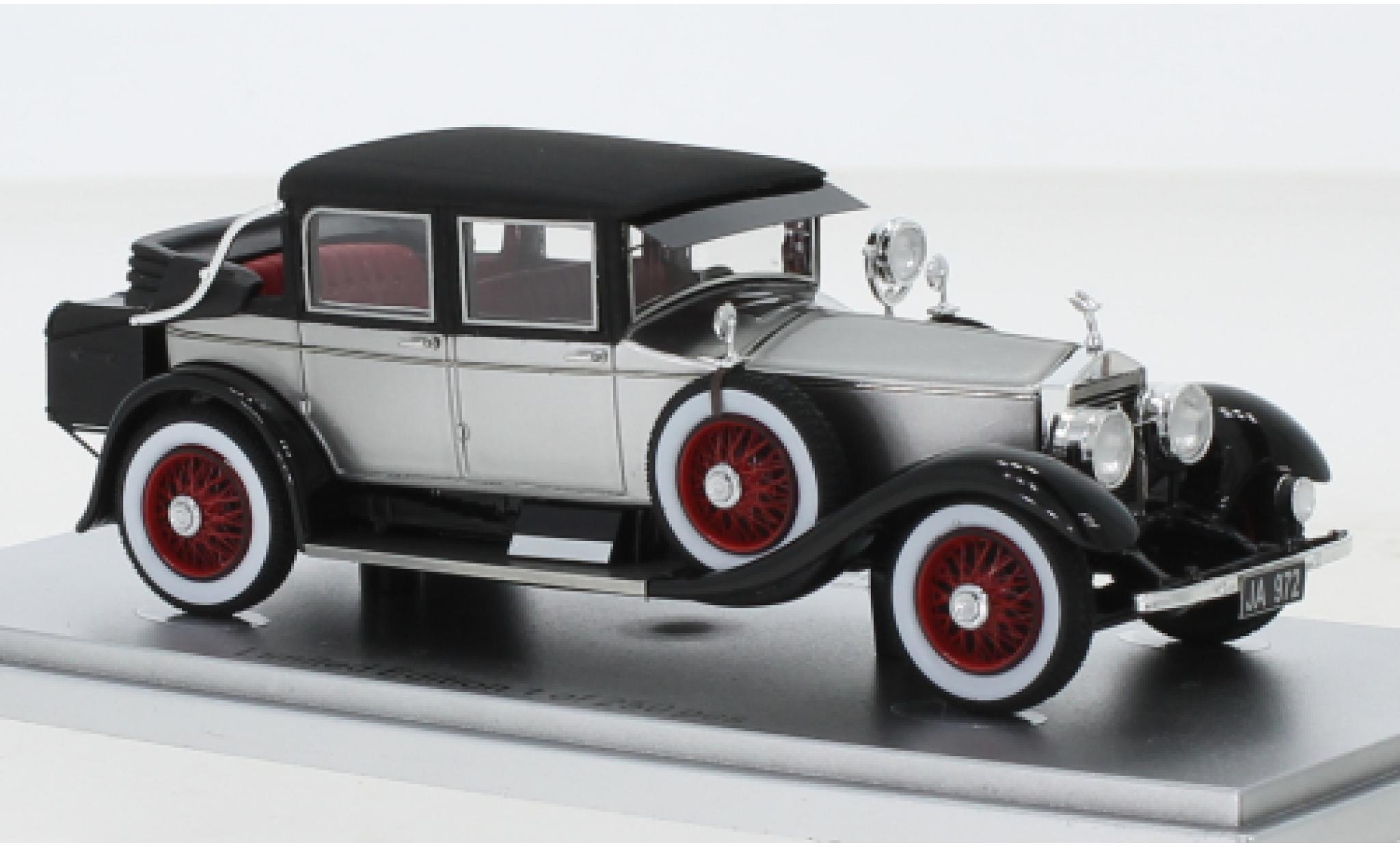 Rolls Royce Silver Ghost 1/43 Kess Tilbury Sedan by Willoughby grijs/zwart 1926 modelauto