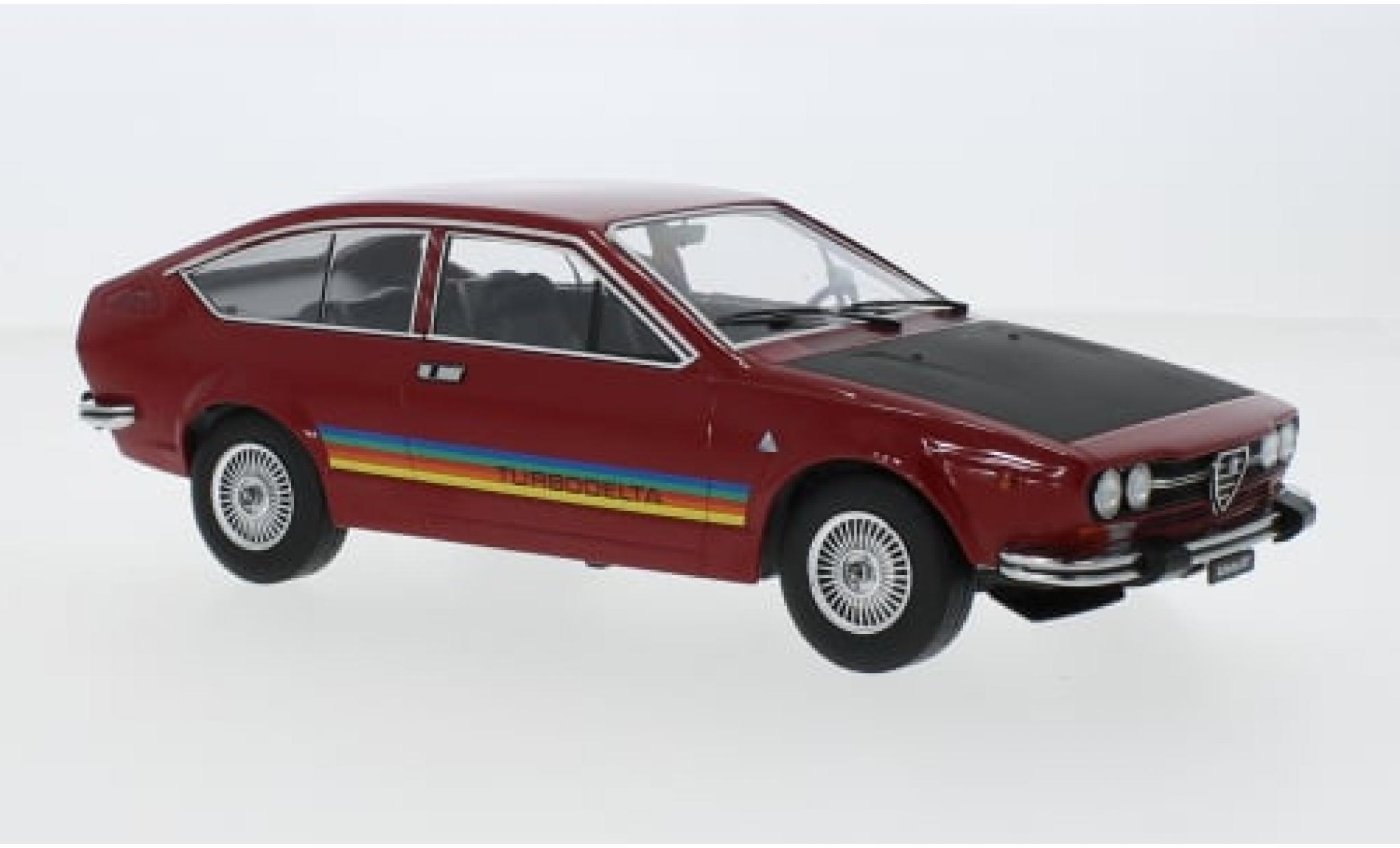 Alfa Romeo GT 1/18 KK Scale V 2000 Turbodelta rood/matt-zwart 1979 1:18 modelauto