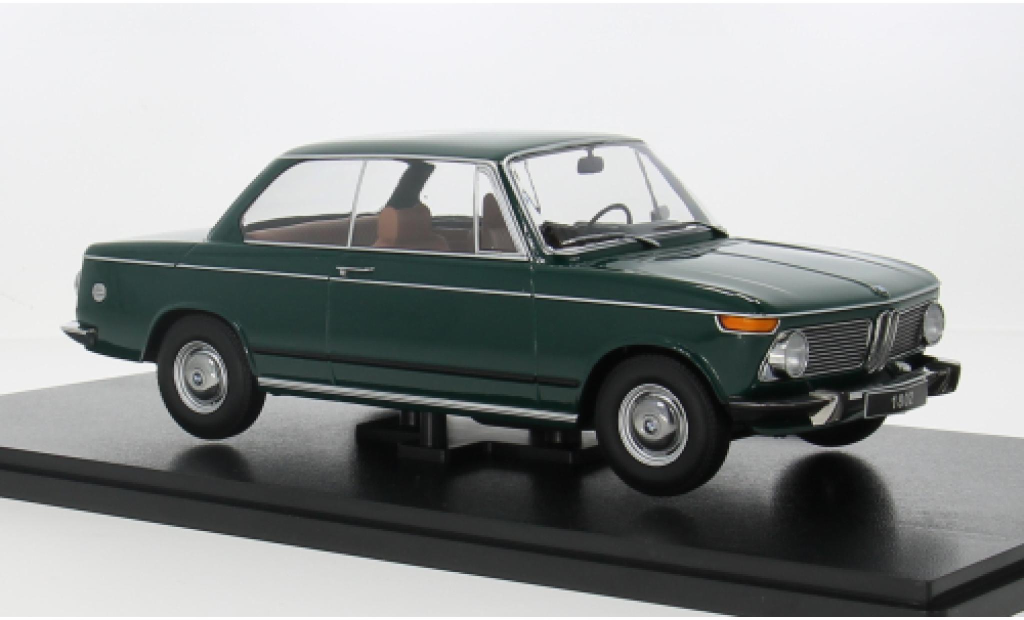 Bmw 1802 1/18 KK Scale 1.Serie Facelift groen 1971 1:18 modelauto