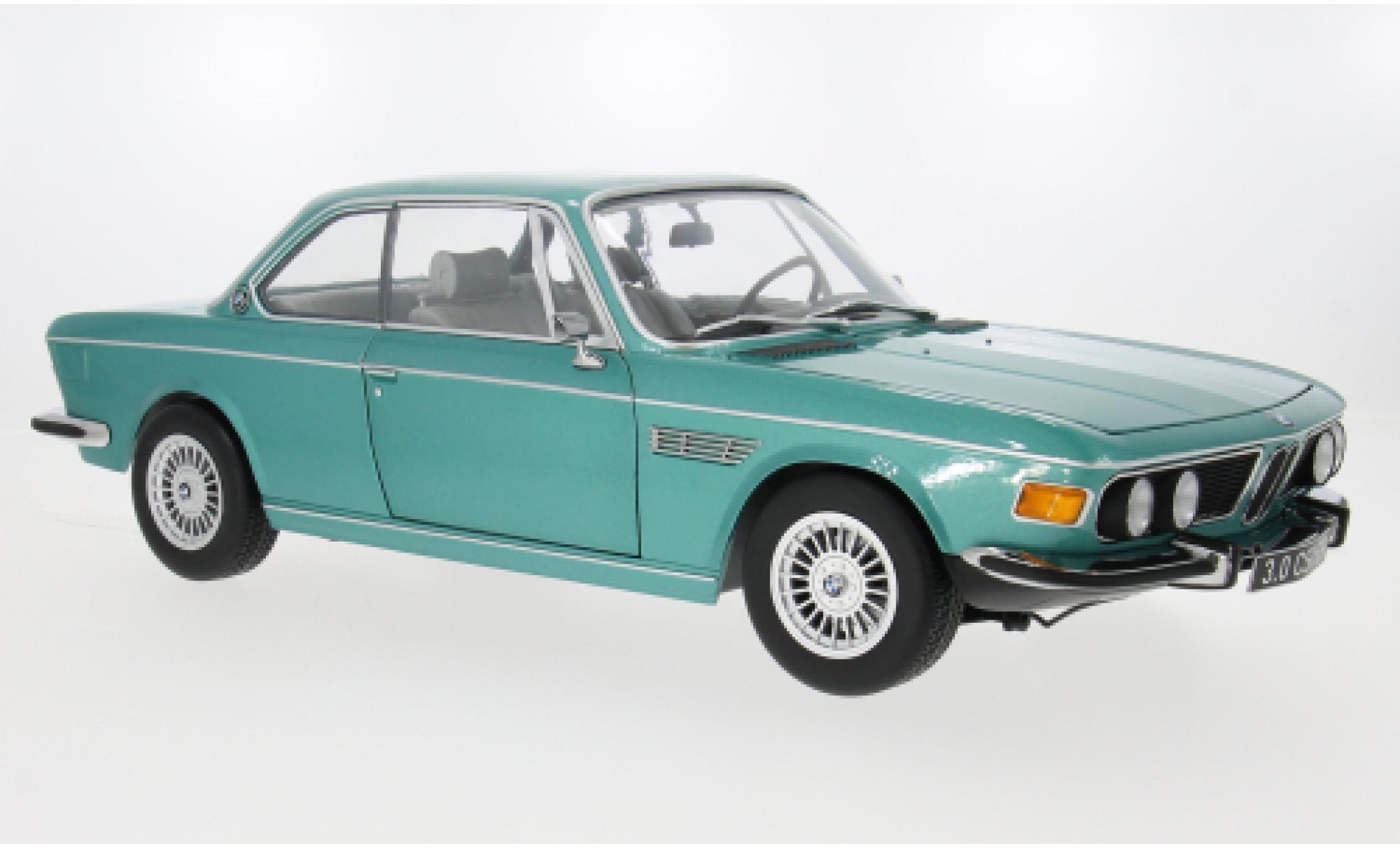 Bmw 3.0 1/12 KK Scale CSI (E9) turquoise 1971 1:12 modelauto