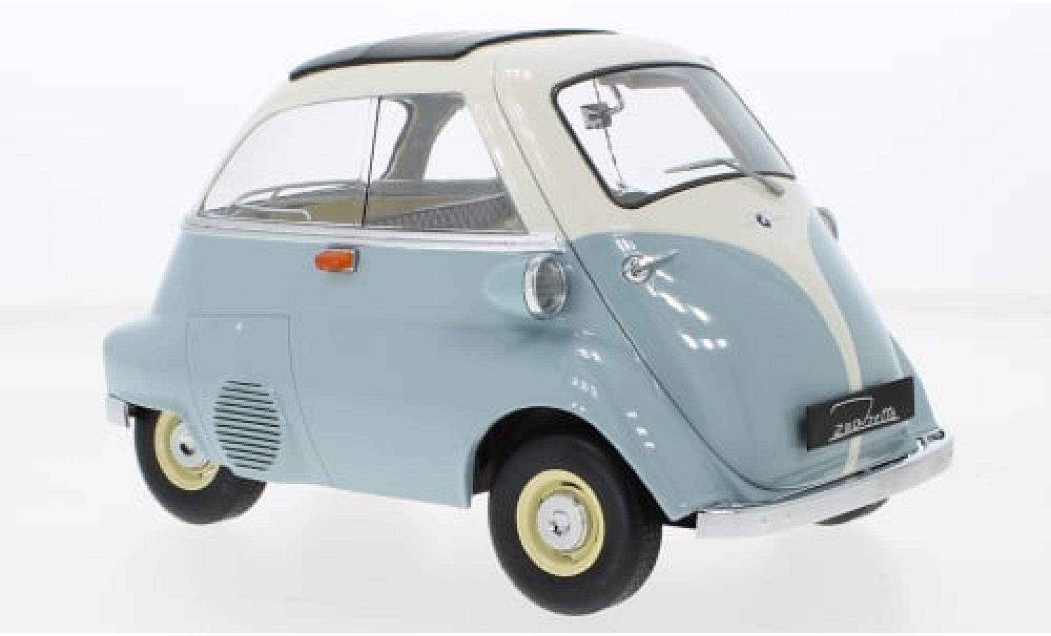 Bmw Isetta 1/12 KK Scale blauw/wit 1959 1:12 modelauto