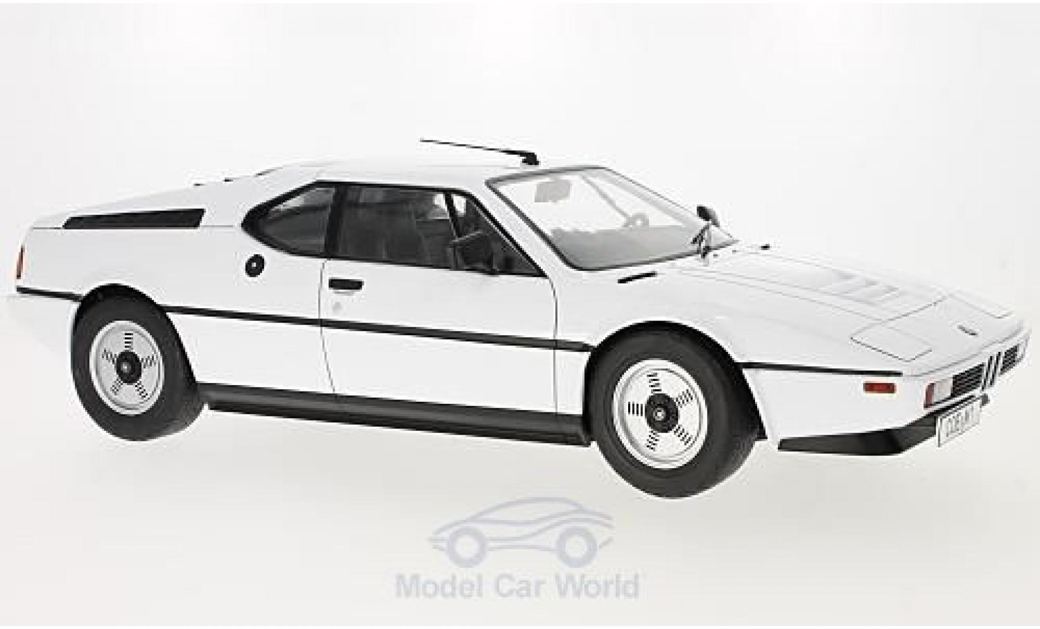 Bmw M1 1978 1/12 KK Scale (E26) wit 1978 modelauto
