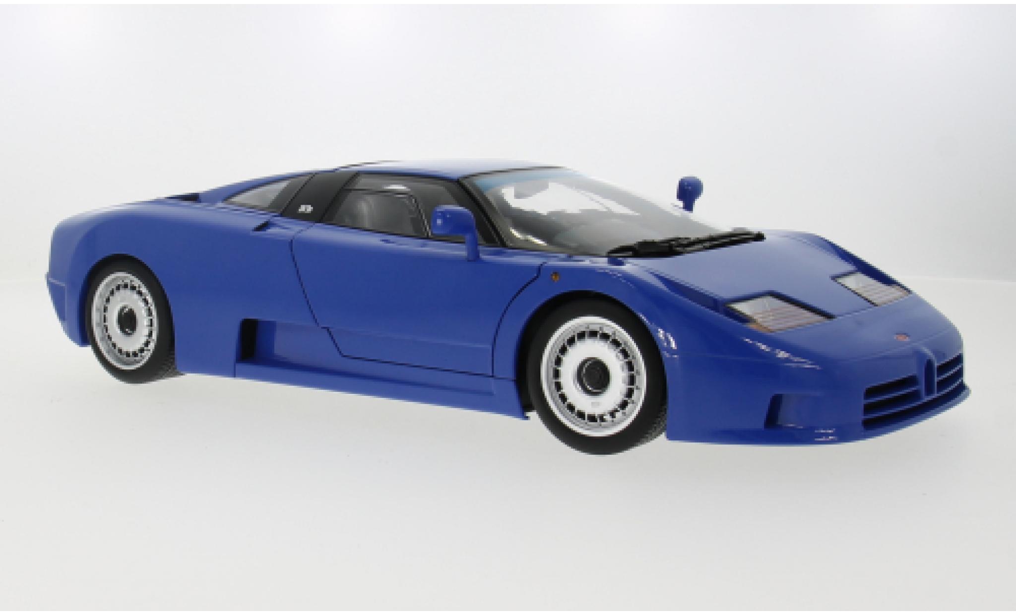 Bugatti EB110 1/12 KK Scale EB 110 blauw 1991 1:12 modelauto