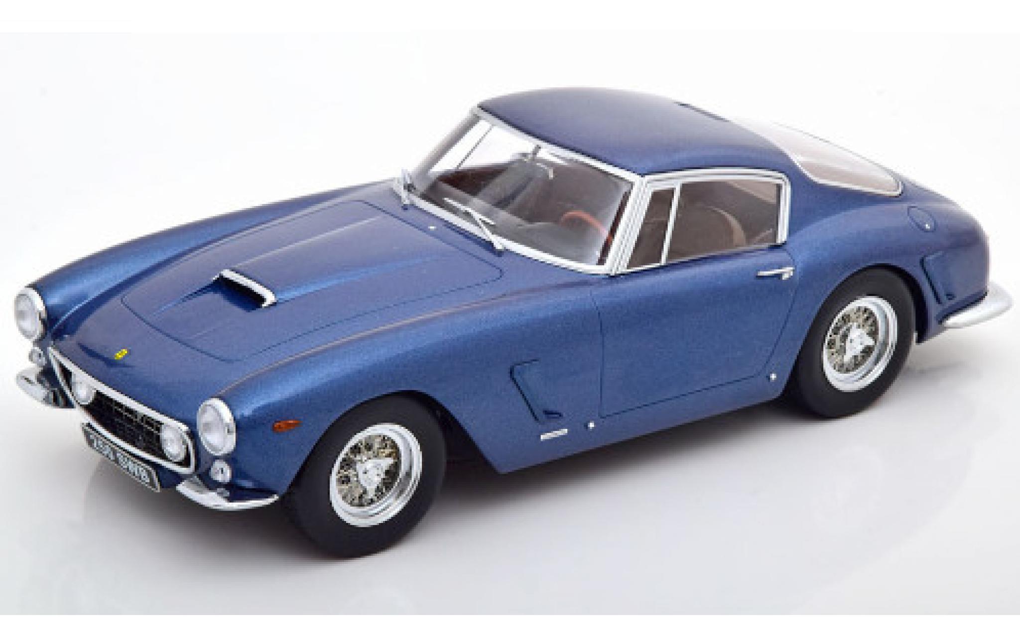 Ferrari 250 1/18 KK Scale GT SWB Passo Corto metallic blauw 1960 modelauto