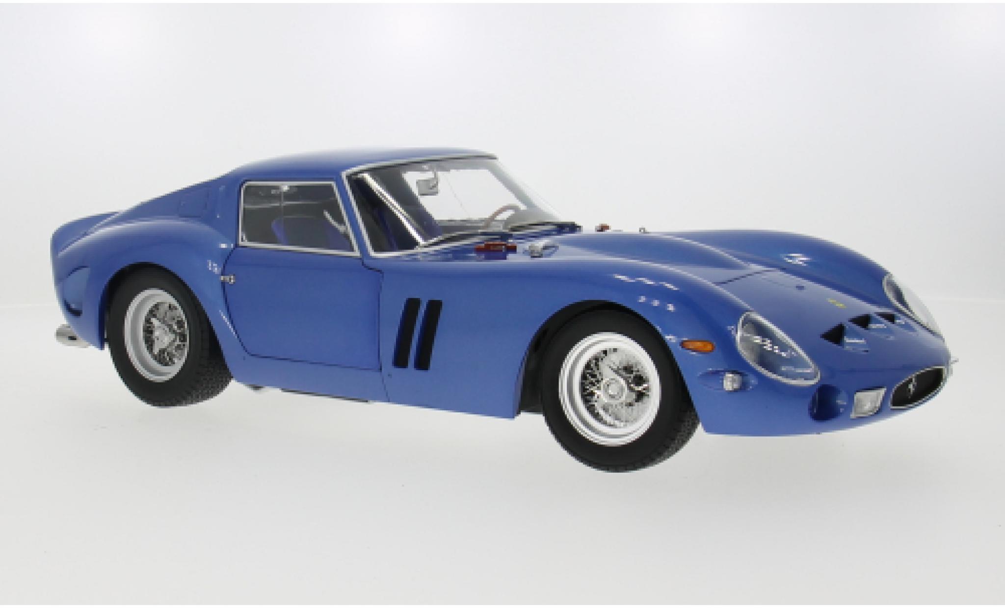 Ferrari 250 1/12 KK Scale GTO blauw 1962 1:12 modelauto