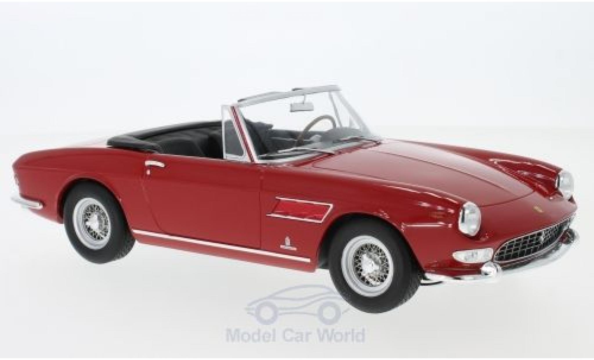 Ferrari 275 1/18 KK Scale GTS Pininfarina Spyder rood 1964 mit abnehmbarem Softtop modelauto