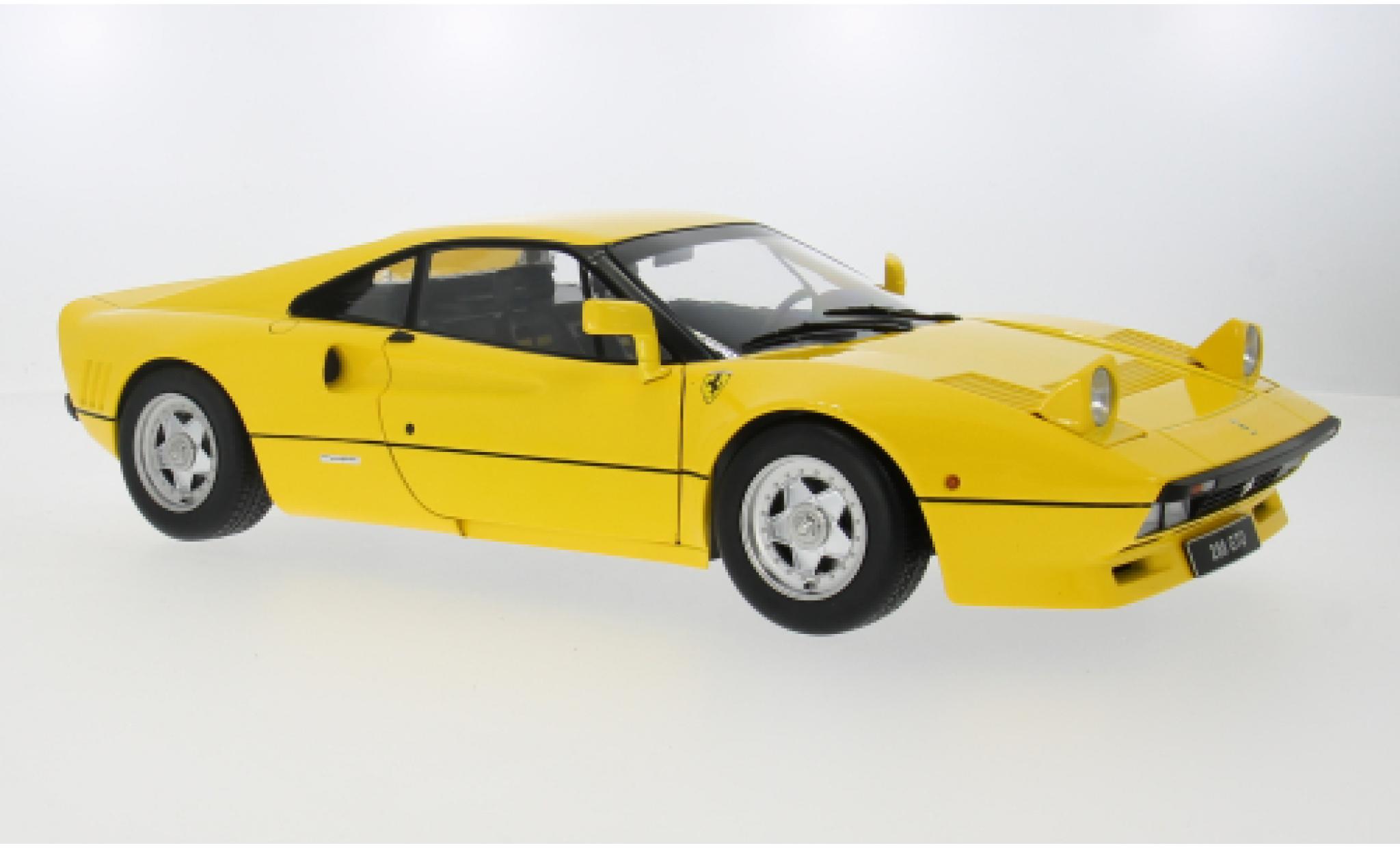 Ferrari 288 1/12 KK Scale GTO geel 1984 1:12 modelauto