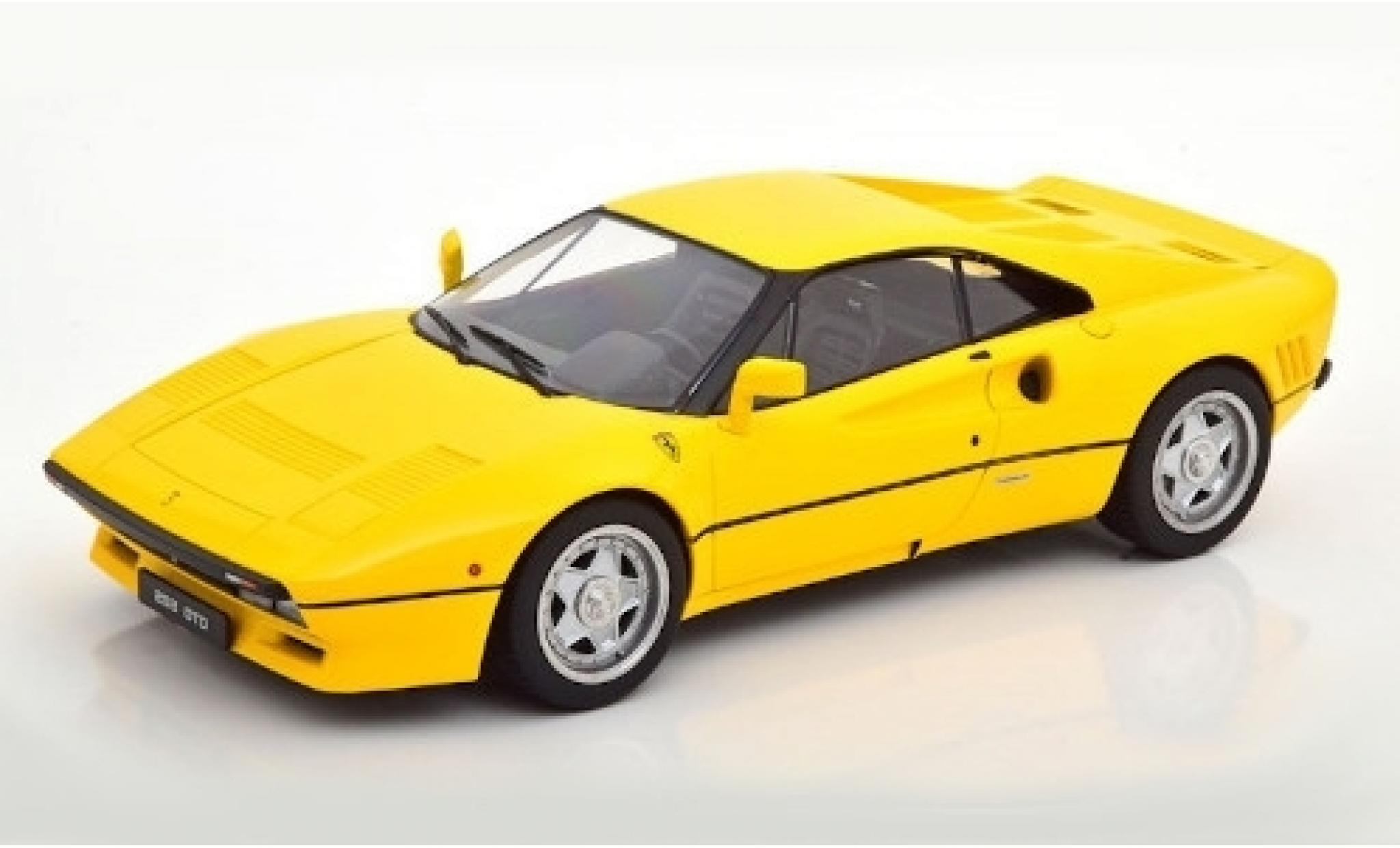 Ferrari 288 1/18 KK Scale GTO geel 1984 modelauto