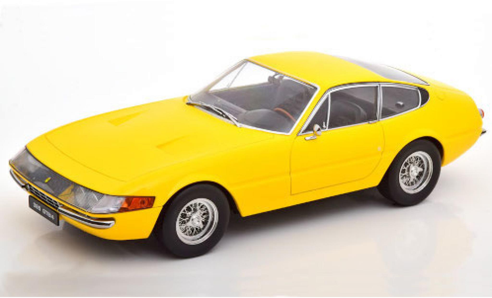 Ferrari 365 1/18 KK Scale GTB/4 Daytona geel 1969 modelauto