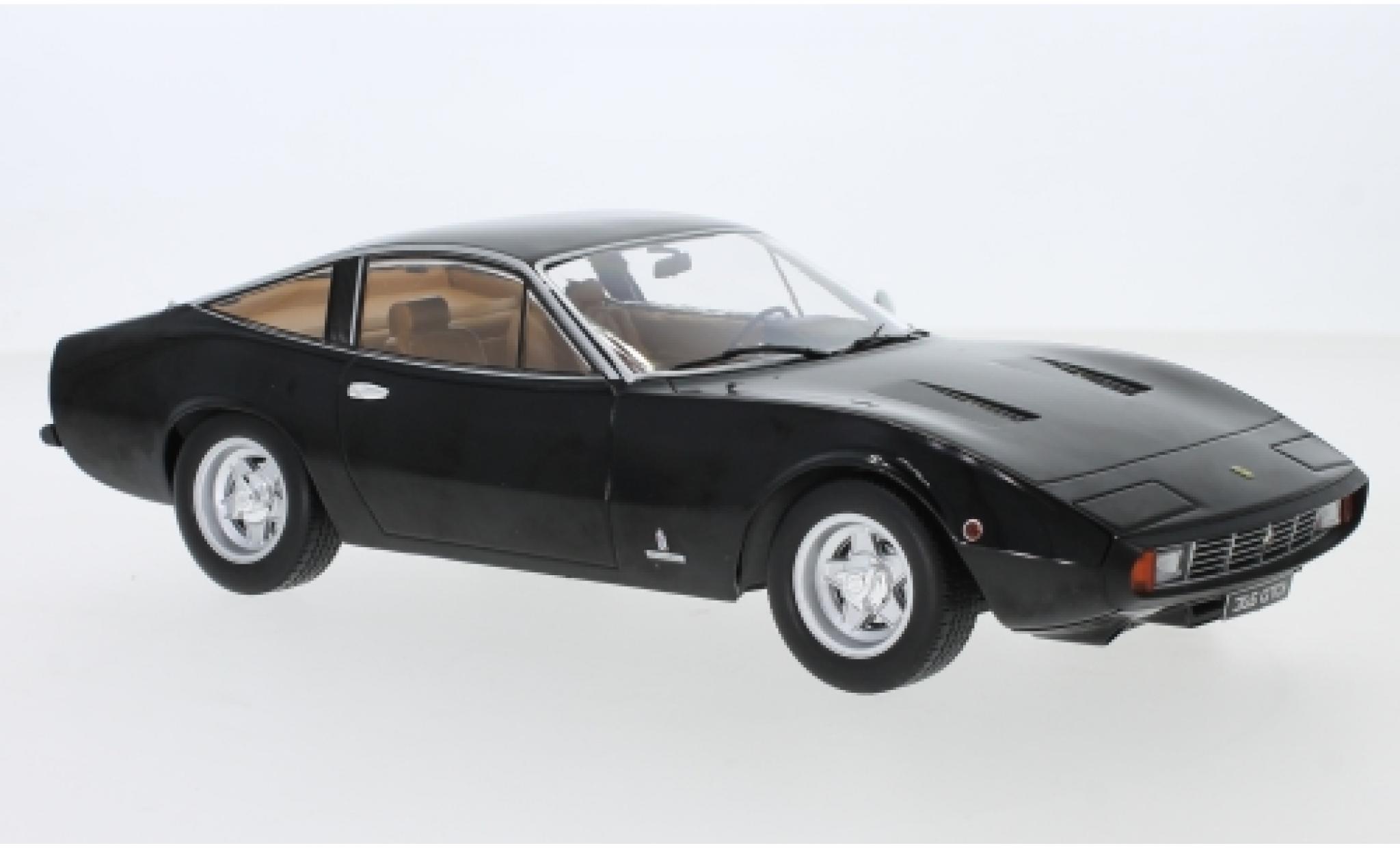 Ferrari 365 1/18 KK Scale GTC 4 zwart 1971 modelauto