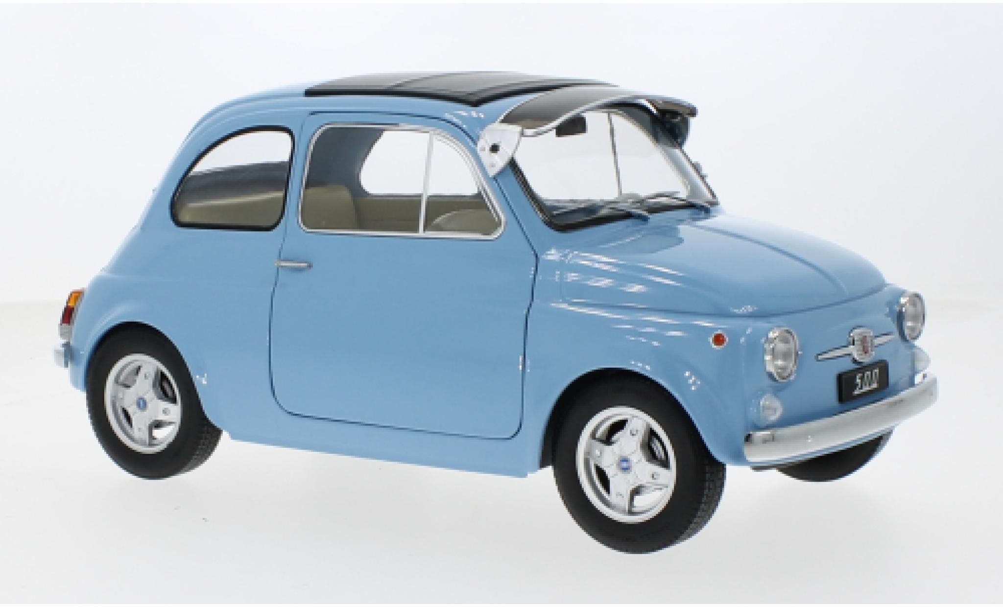 Fiat 500 1/12 KK Scale F Custom blauw 1968 1:12 modelauto