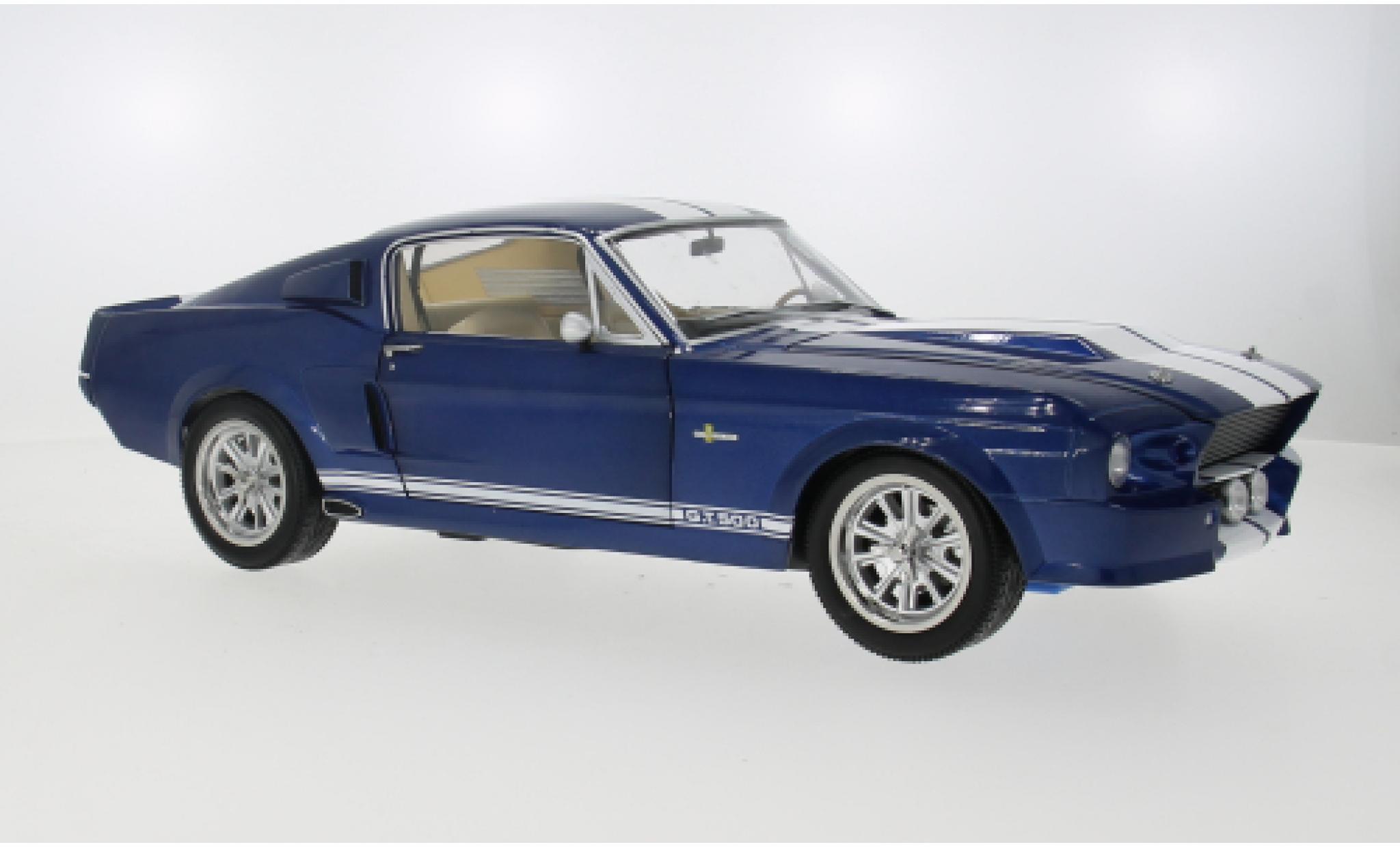 Shelby GT 1/12 KK Scale Ford Mustang 500 blauw/wit 1967 1:12 modelauto