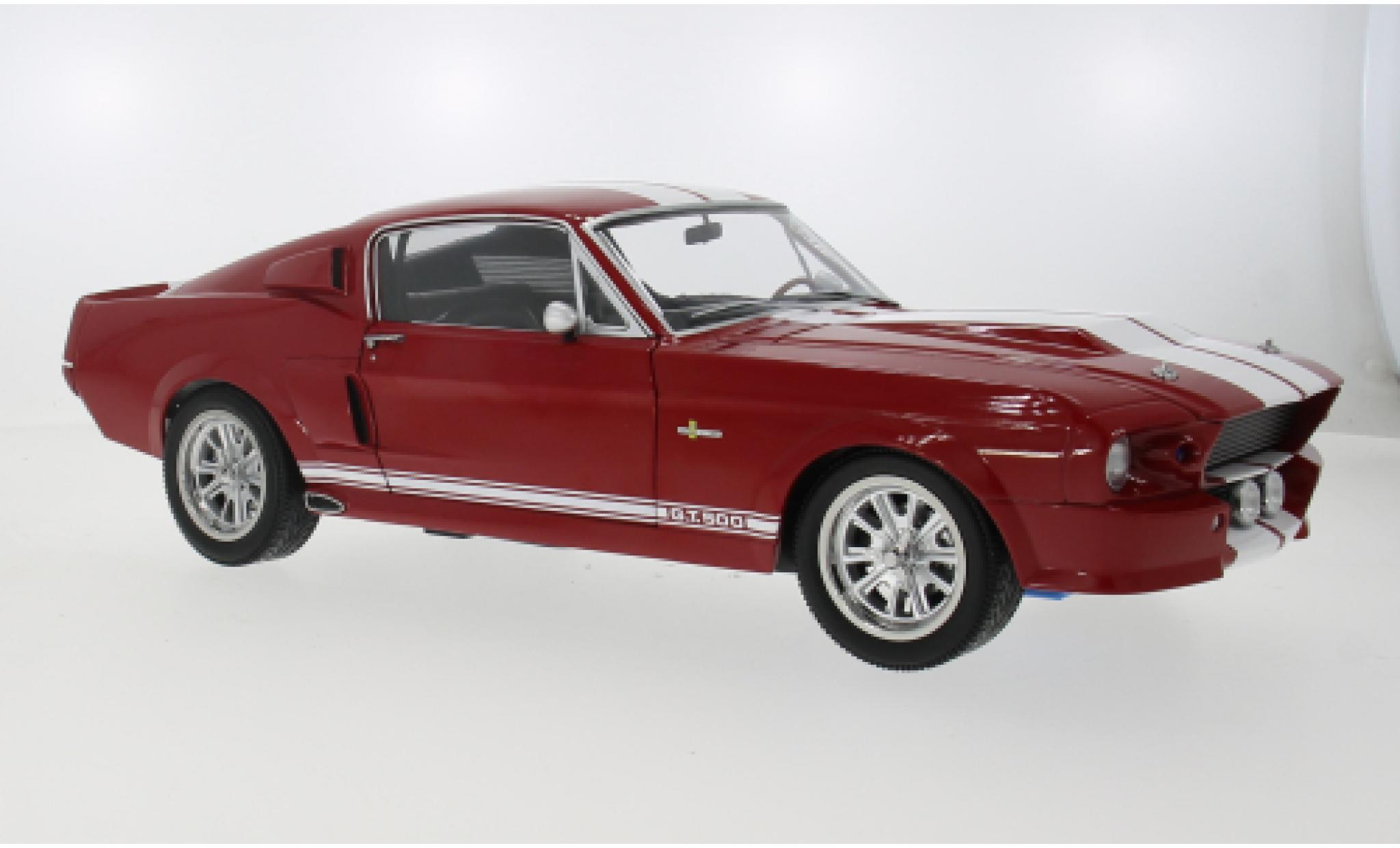 Shelby GT 1/12 KK Scale Ford Mustang 500 rood/wit 1967 1:12 modelauto