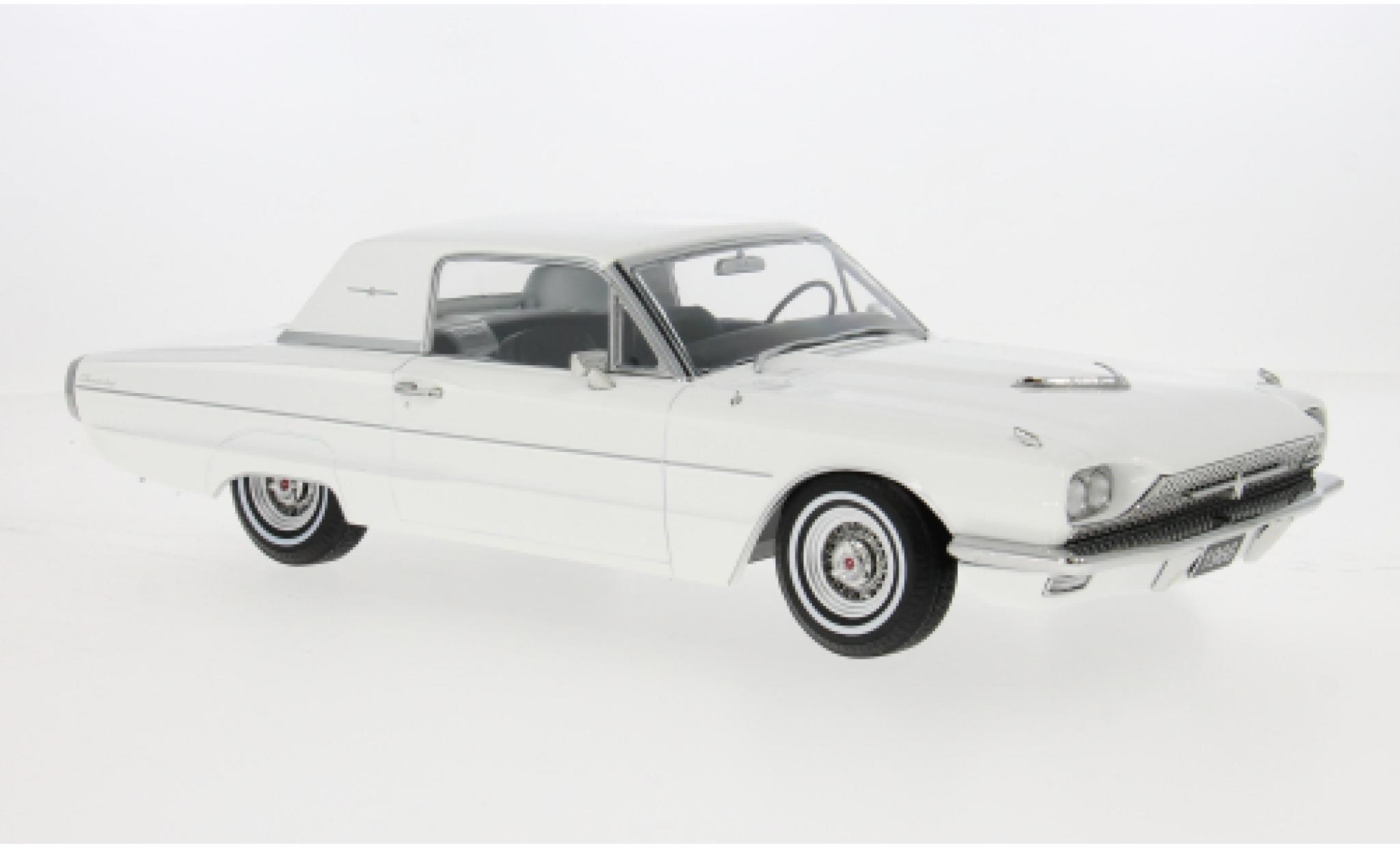 Ford Thunderbird 1/18 KK Scale Coupe wit 1966 1:18 modelauto