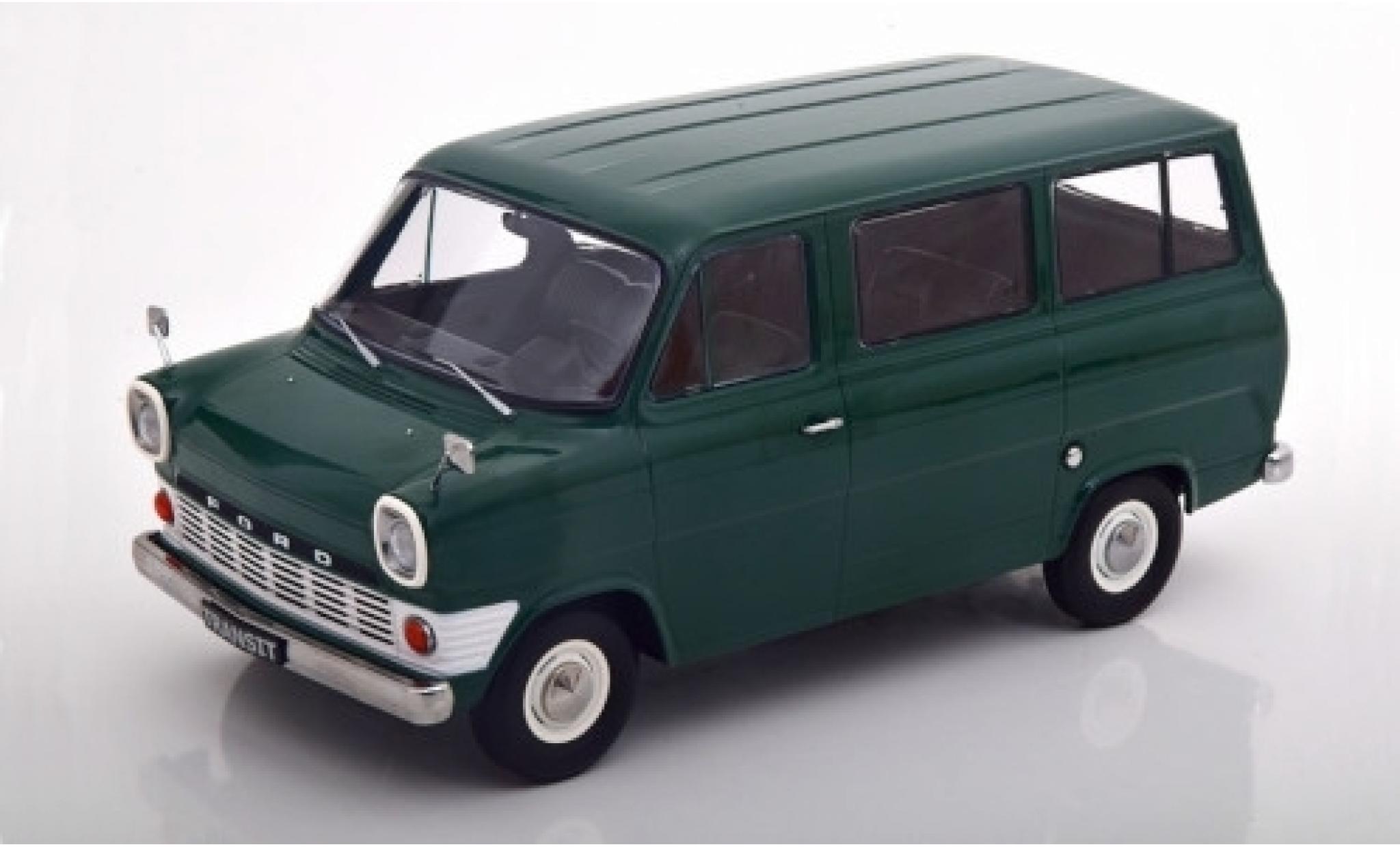 Ford Transit 1/18 KK Scale Mk1 Bus groen 1965 modelauto