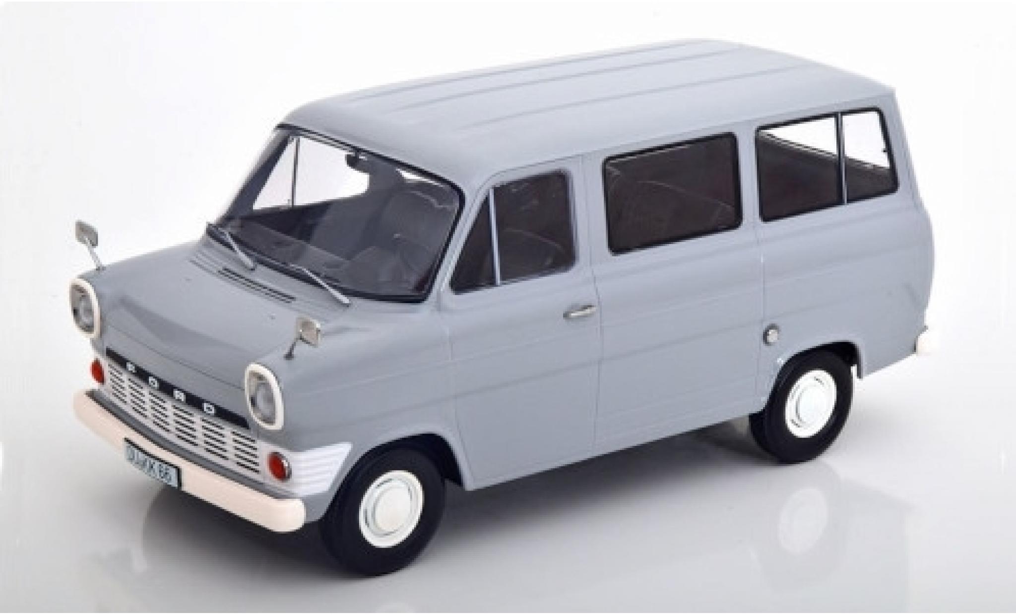 Ford Transit 1/18 KK Scale Mk1 Bus grijs 1965 modelauto