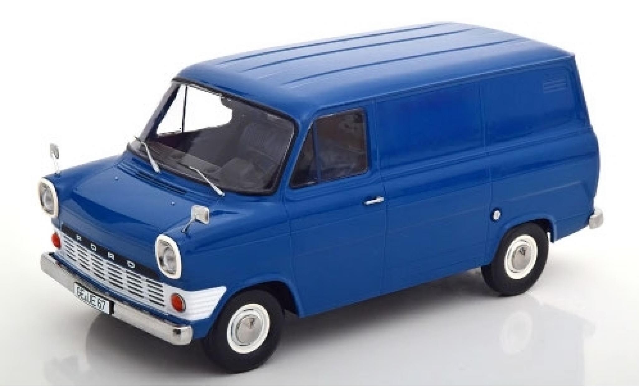 Ford Transit 1/18 KK Scale Mk1 Kasten blauw 1965 modelauto