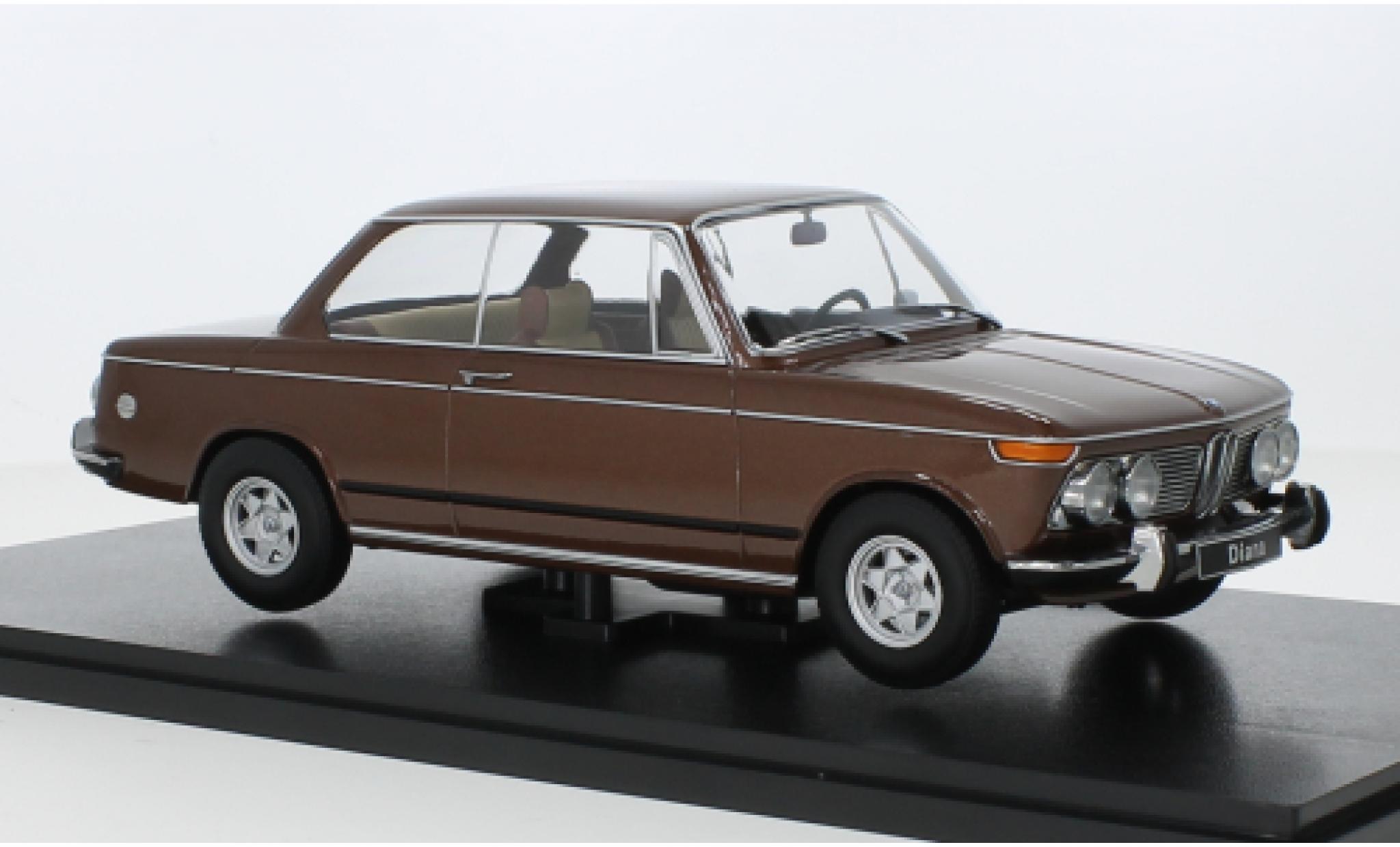 Bmw 2000 1/18 KK Scale ti Diana metallic brun 1970 modelauto