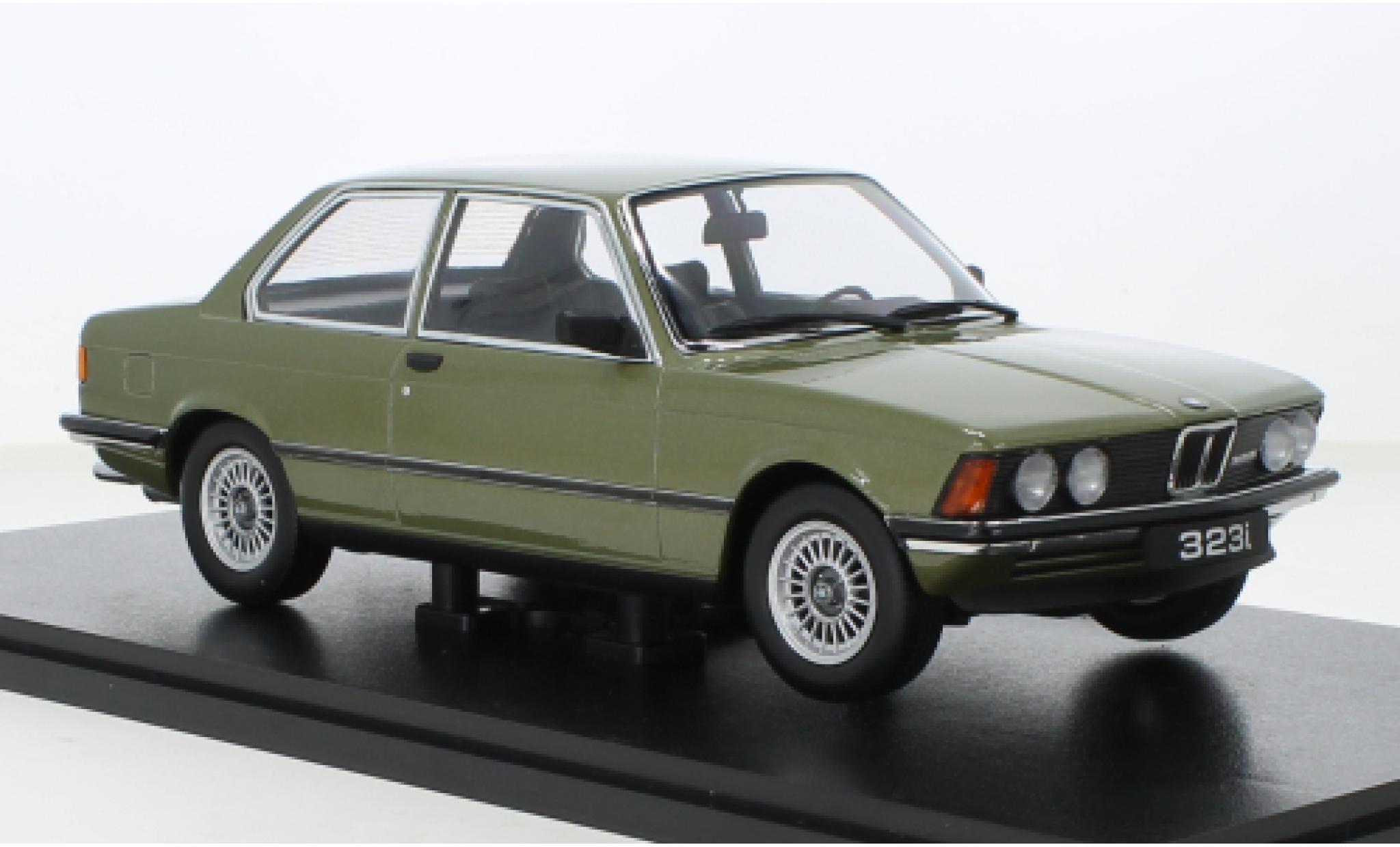 Bmw 323 1/18 KK Scale i (E21) metallic groen 1978 modelauto