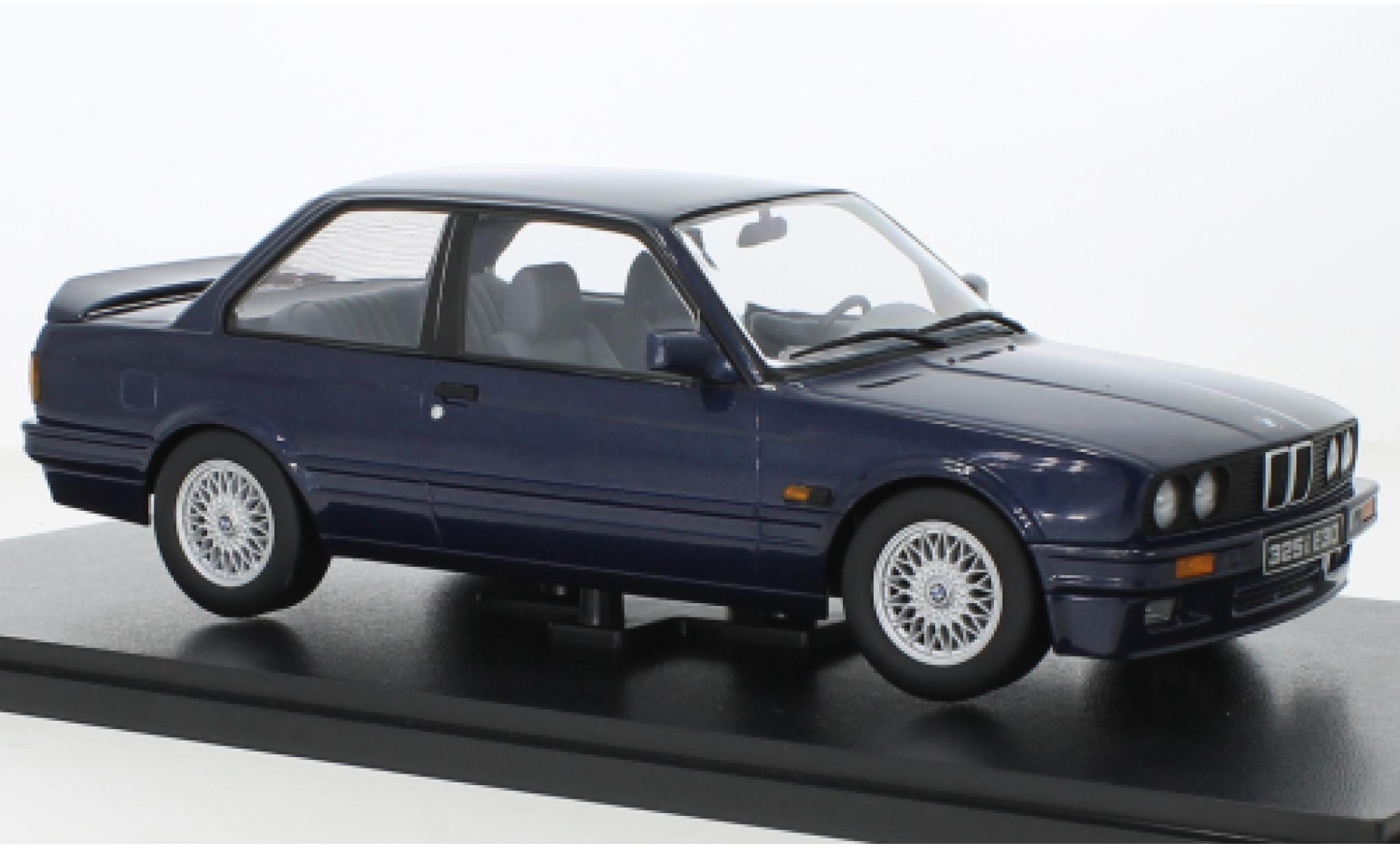 Bmw 325 1/18 KK Scale i (E30) metallic blauw 1988 modelauto