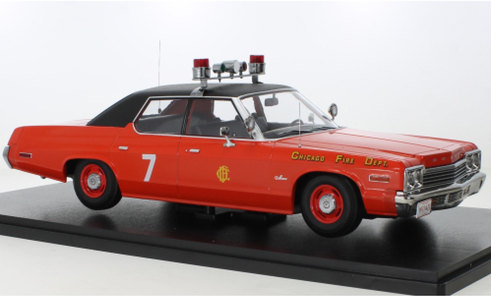 Dodge Monaco 1/18 KK Scale Chicago Fire Department 1974 modelauto