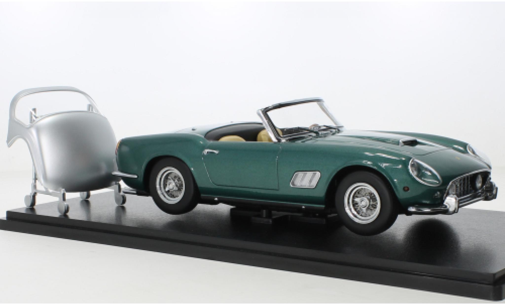Ferrari 250 1/18 KK Scale GT California Spyder metallic groen/d 1960 modelauto