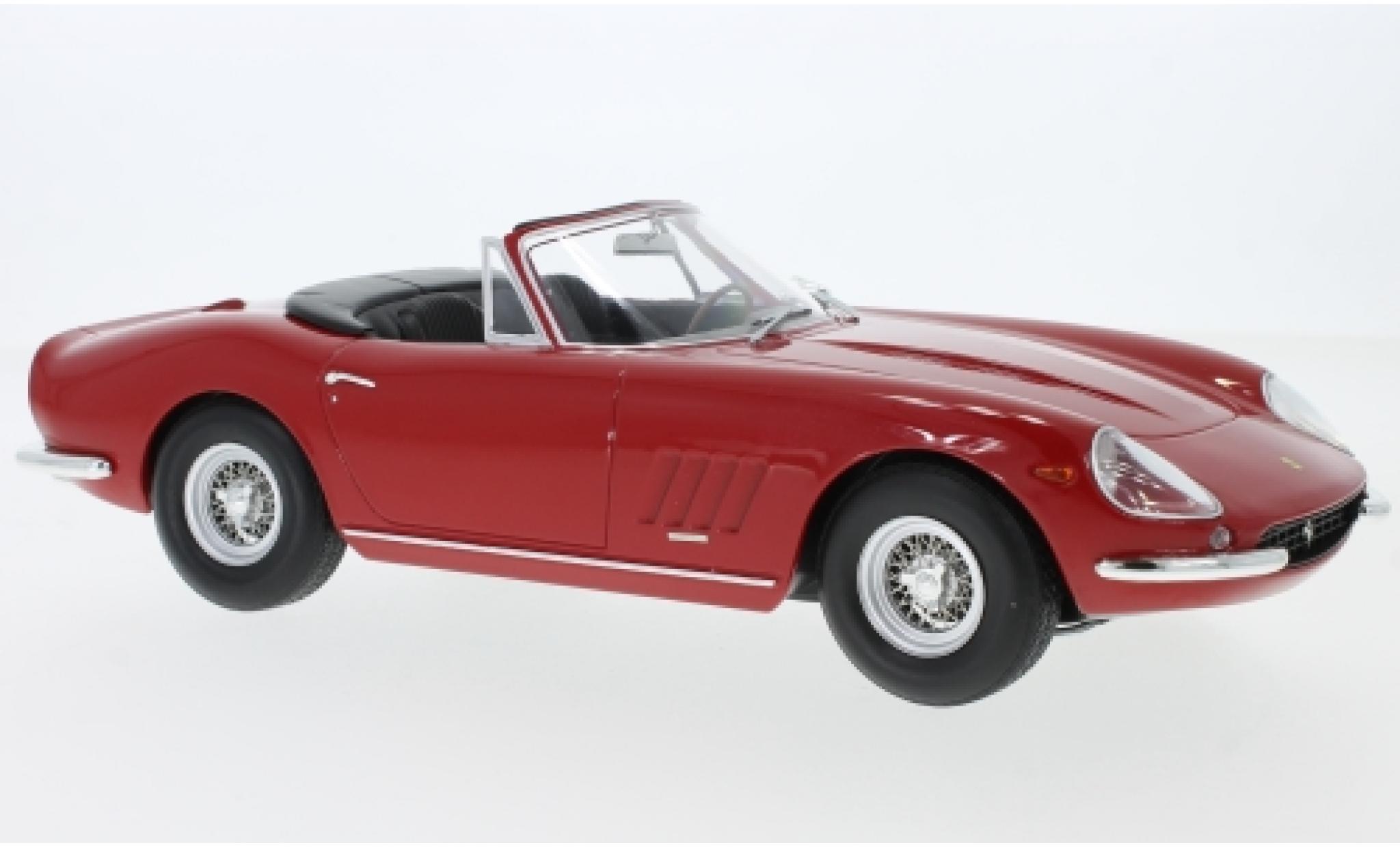Ferrari 275 1/18 KK Scale GTB/4 NART Spyder rood 1967 modelauto