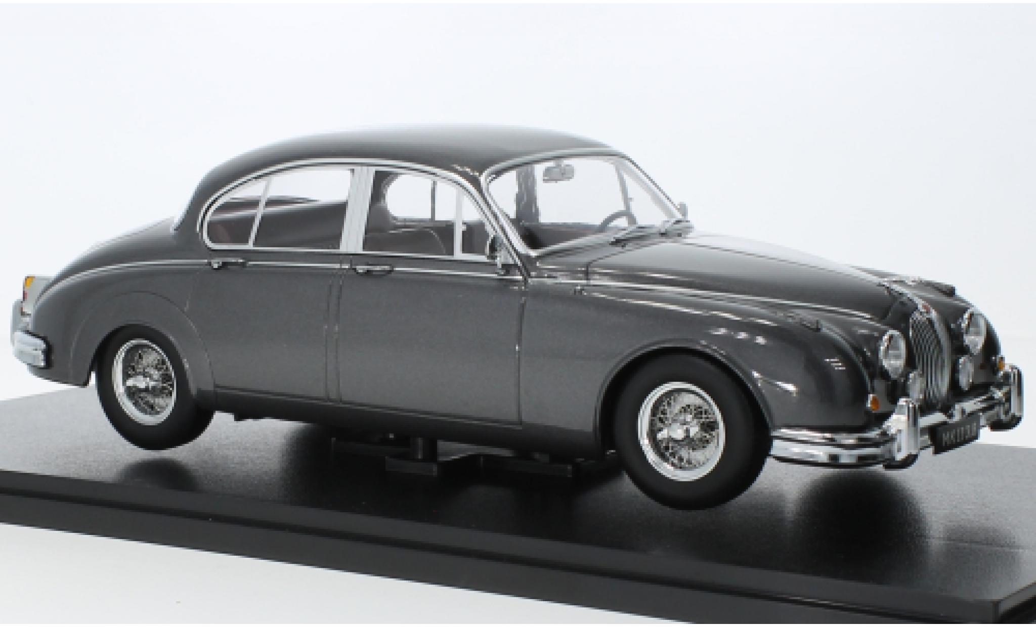 Jaguar MK 1/18 KK Scale II 3.8 metallic grijs 1959 modelauto