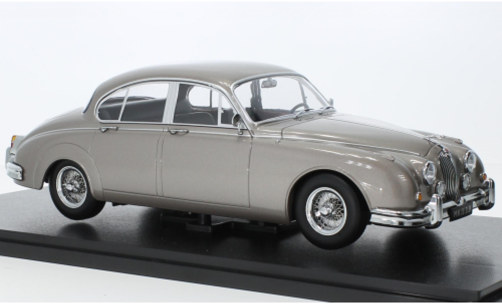 Jaguar MK 1/18 KK Scale II 3.8 metallic grijs clair 1959 modelauto