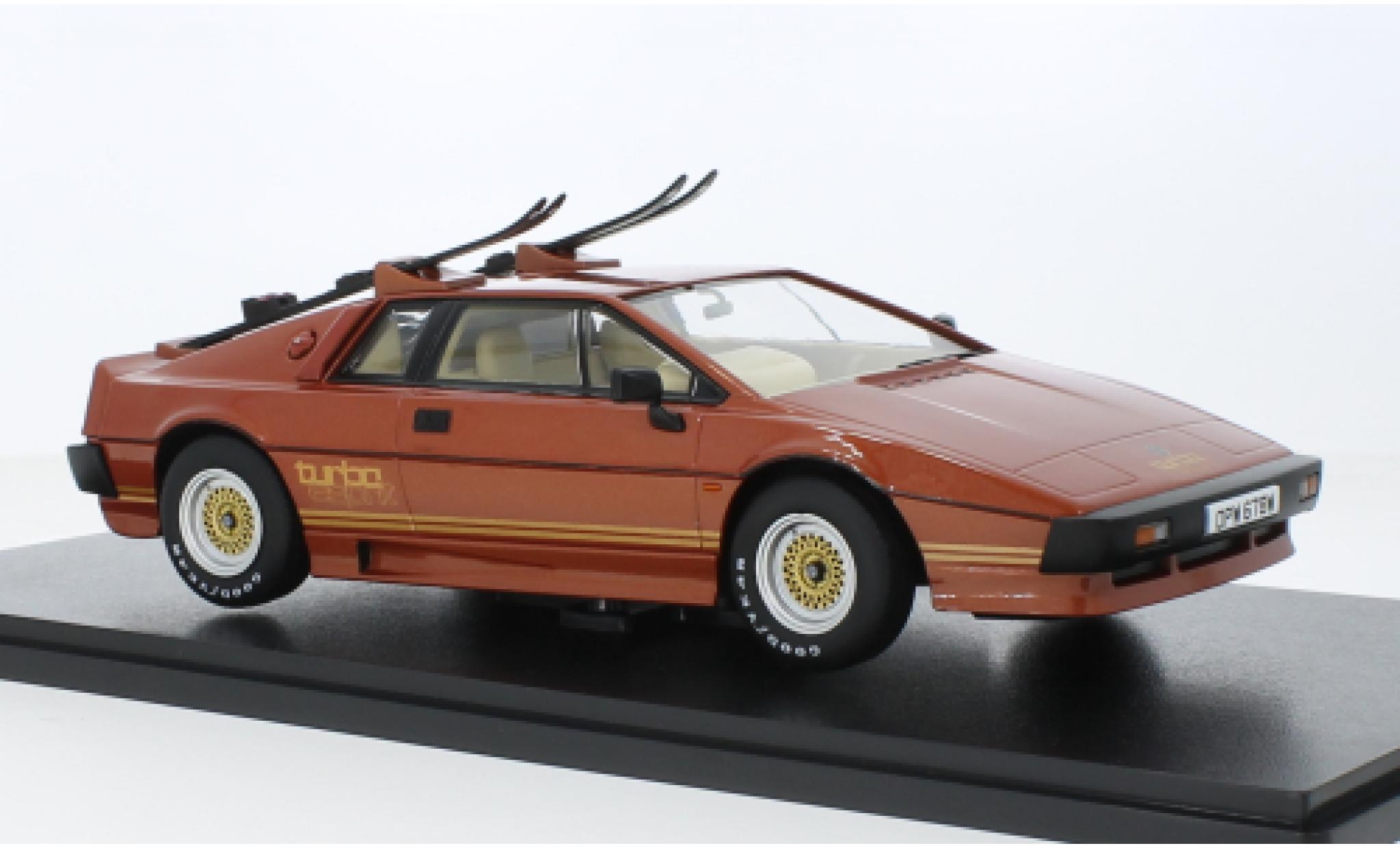 Lotus Esprit 1/18 KK Scale Turbo le cuivre/dor&eacute; RHD 1981 modelauto