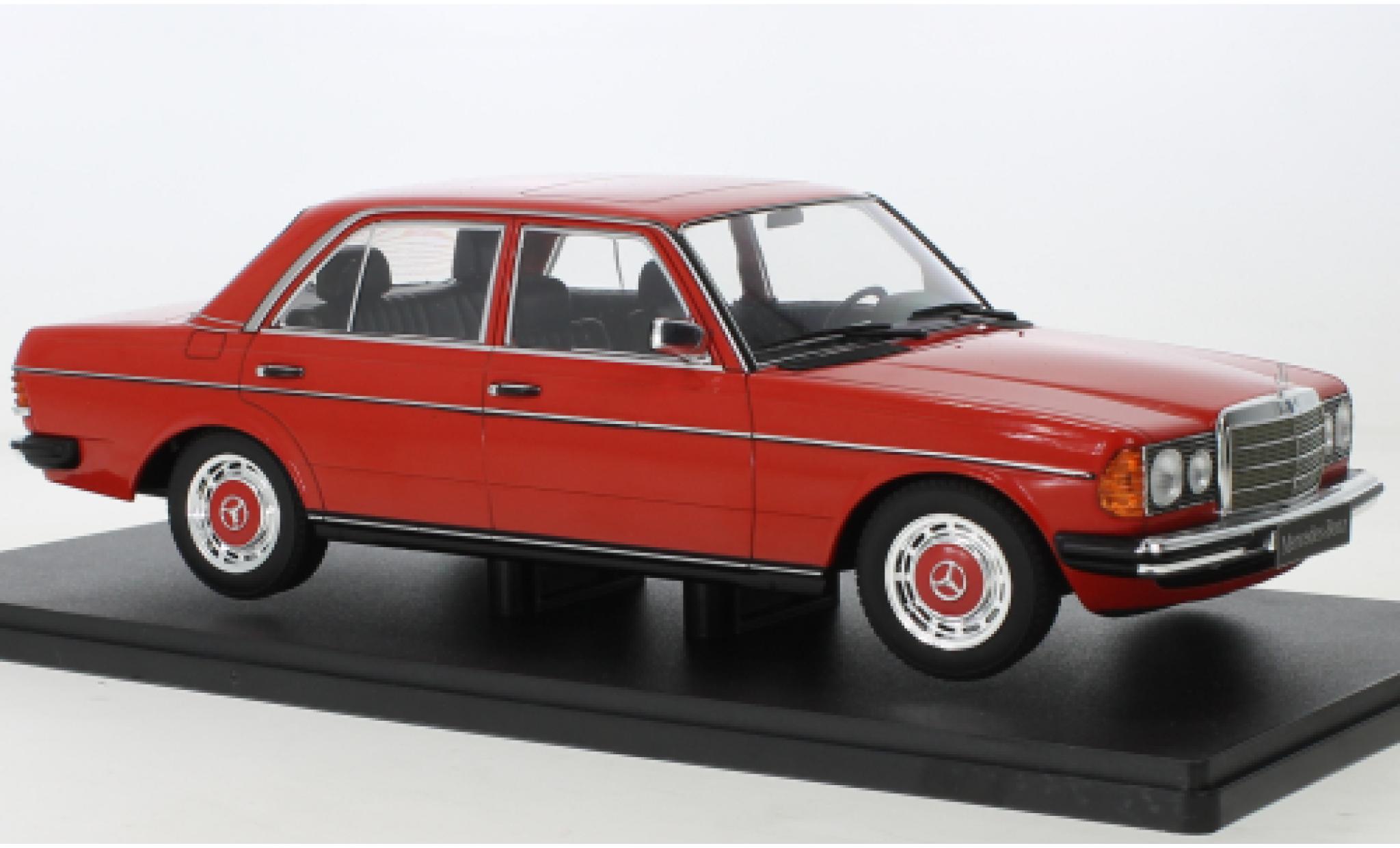 Mercedes 230 1/18 KK Scale E (W123) rood 1975 modelauto