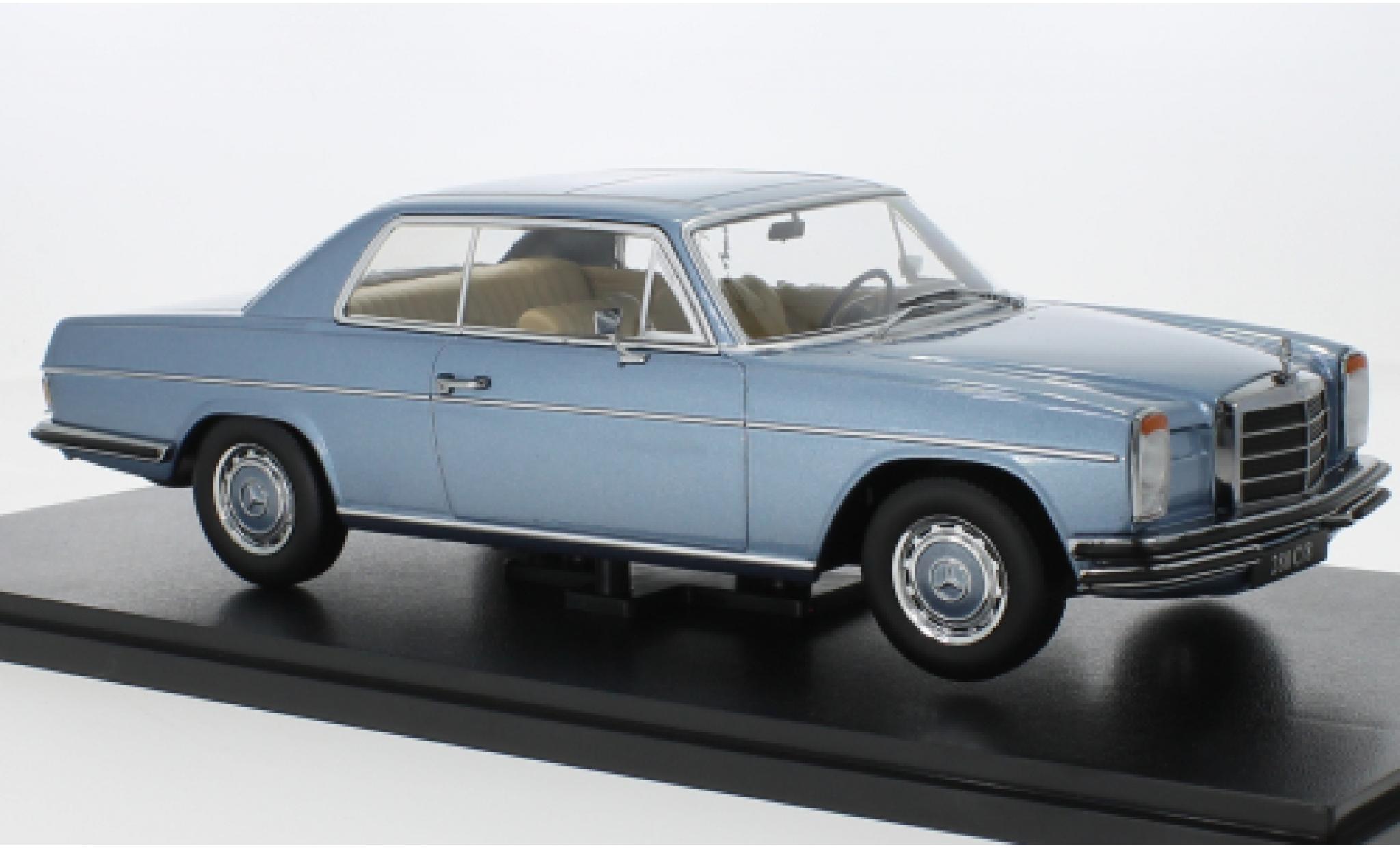 Mercedes CLA 1/18 KK Scale 280C/8 (W114) metallic blauw clair 1969 modelauto