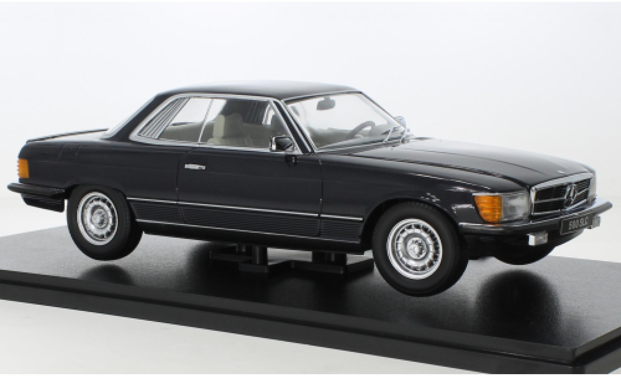 Mercedes 500 1/18 KK Scale SLC (C107) blauw 1981 modelauto