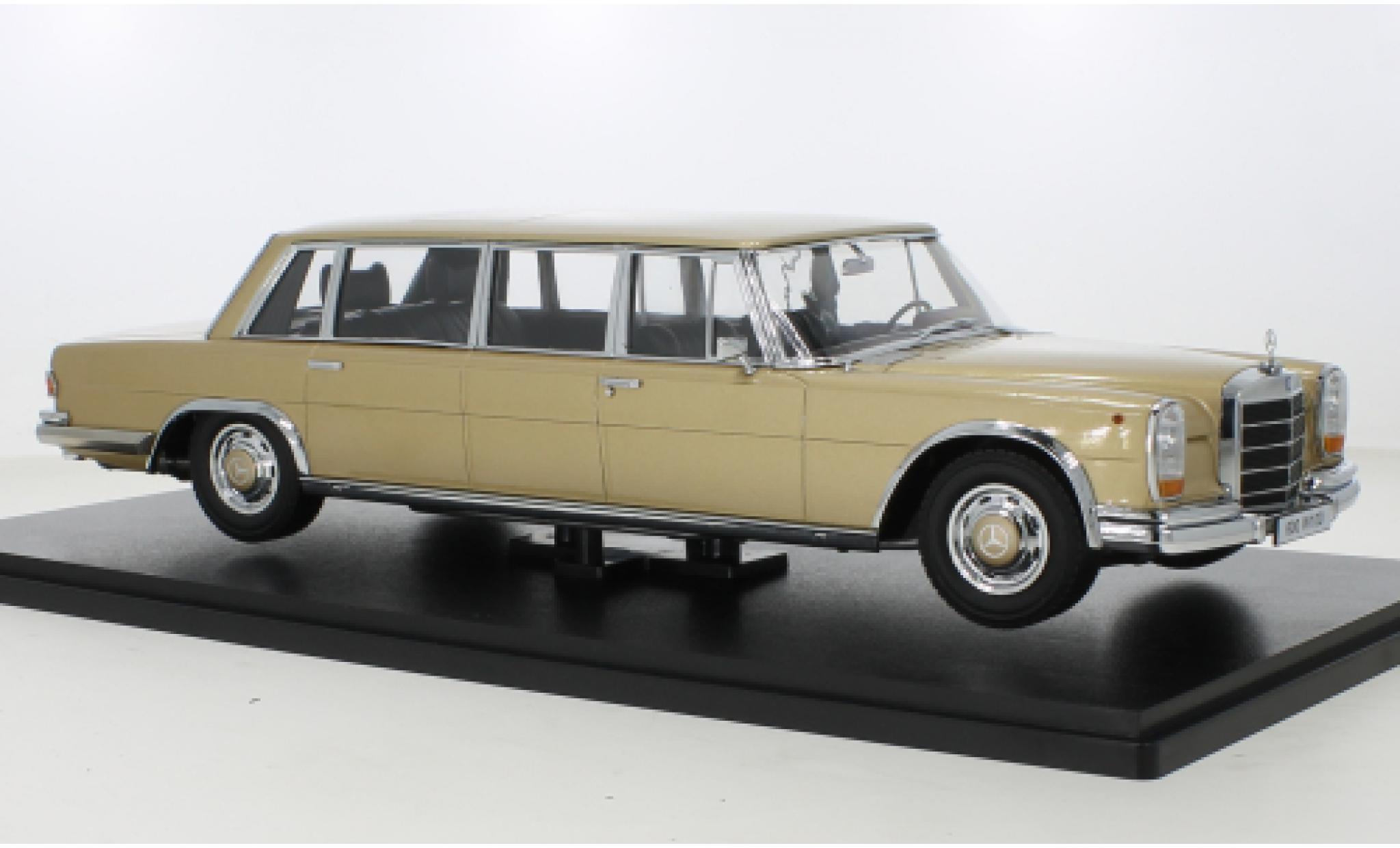 Mercedes 600 1/18 KK Scale (W100) Pullman metallic beige 1964 modelauto