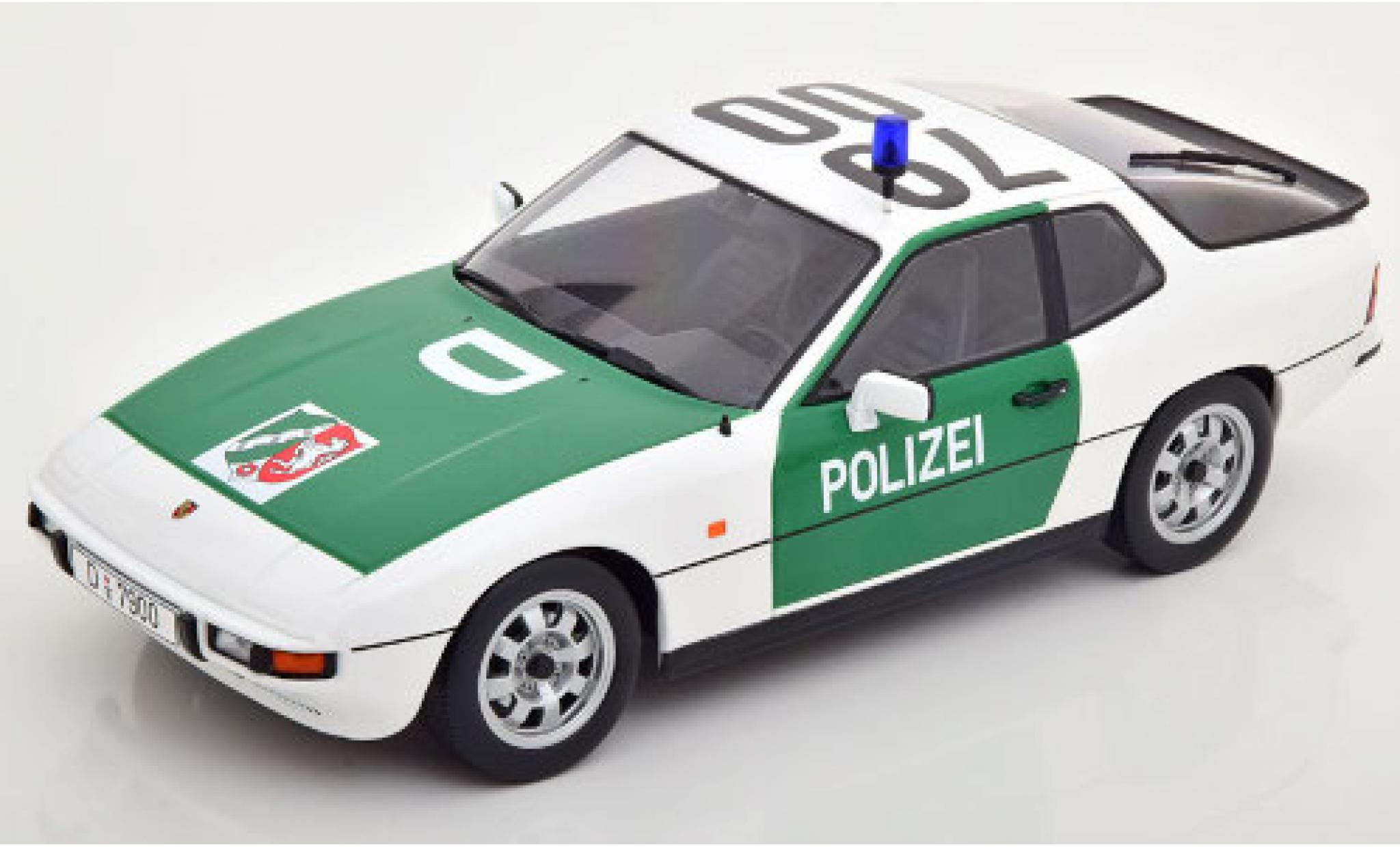 Porsche 924 1/18 KK Scale Autobahnpolizei D&uuml;sseldorf 1985 modelauto
