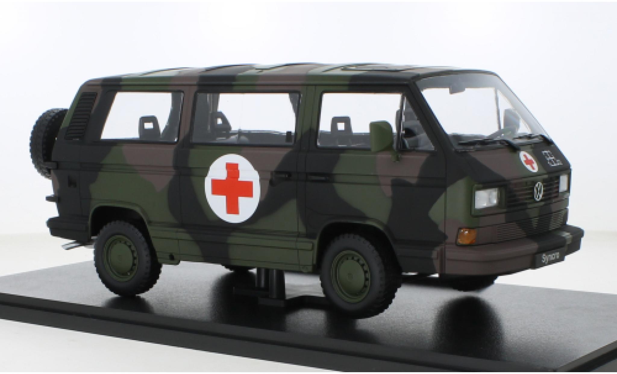 Volkswagen T3 1/18 KK Scale Bus Syncro Bundeswehr Ambulance 1987 modelauto