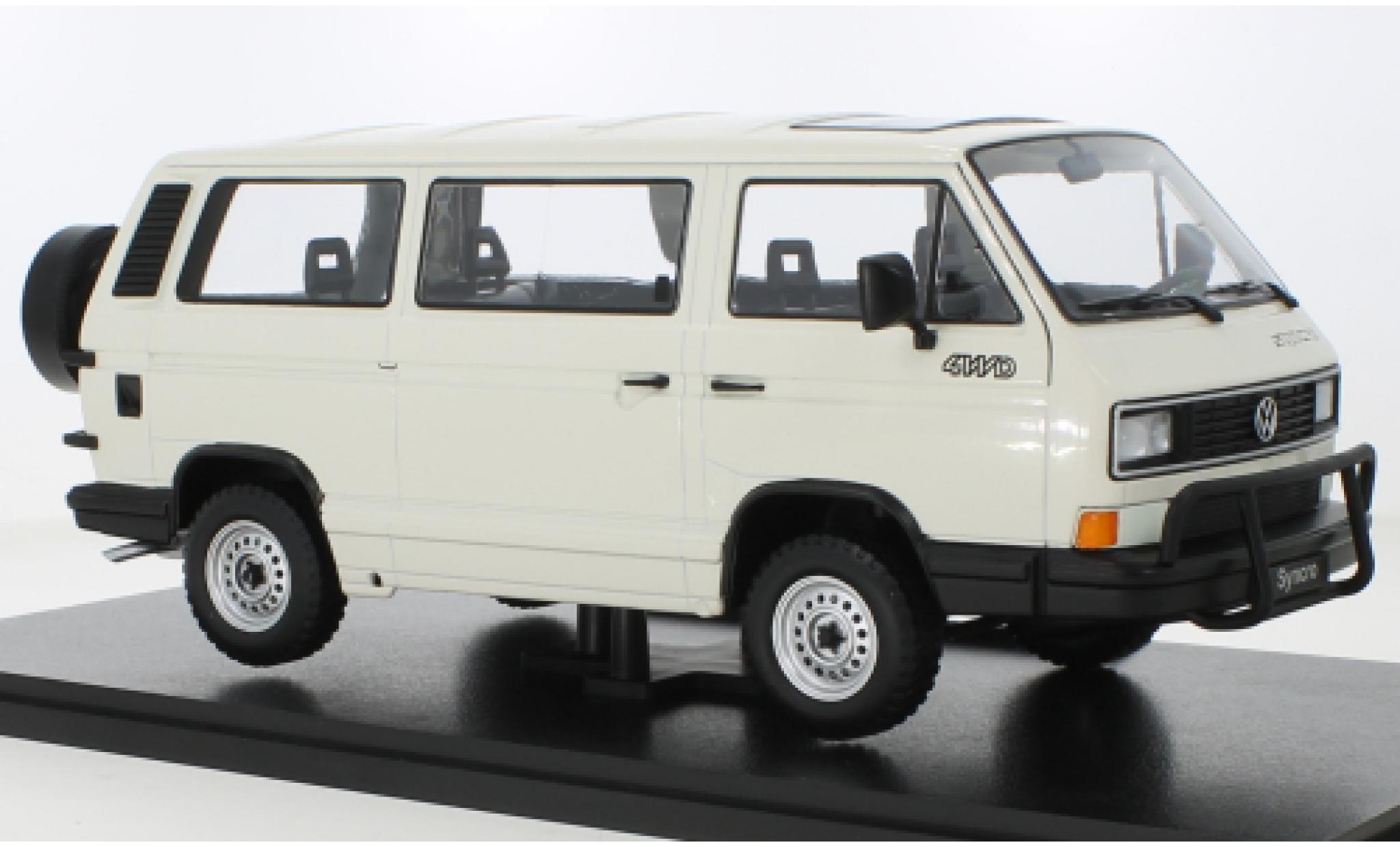 Volkswagen T3 1/18 KK Scale Bus Syncro wit 1987 modelauto