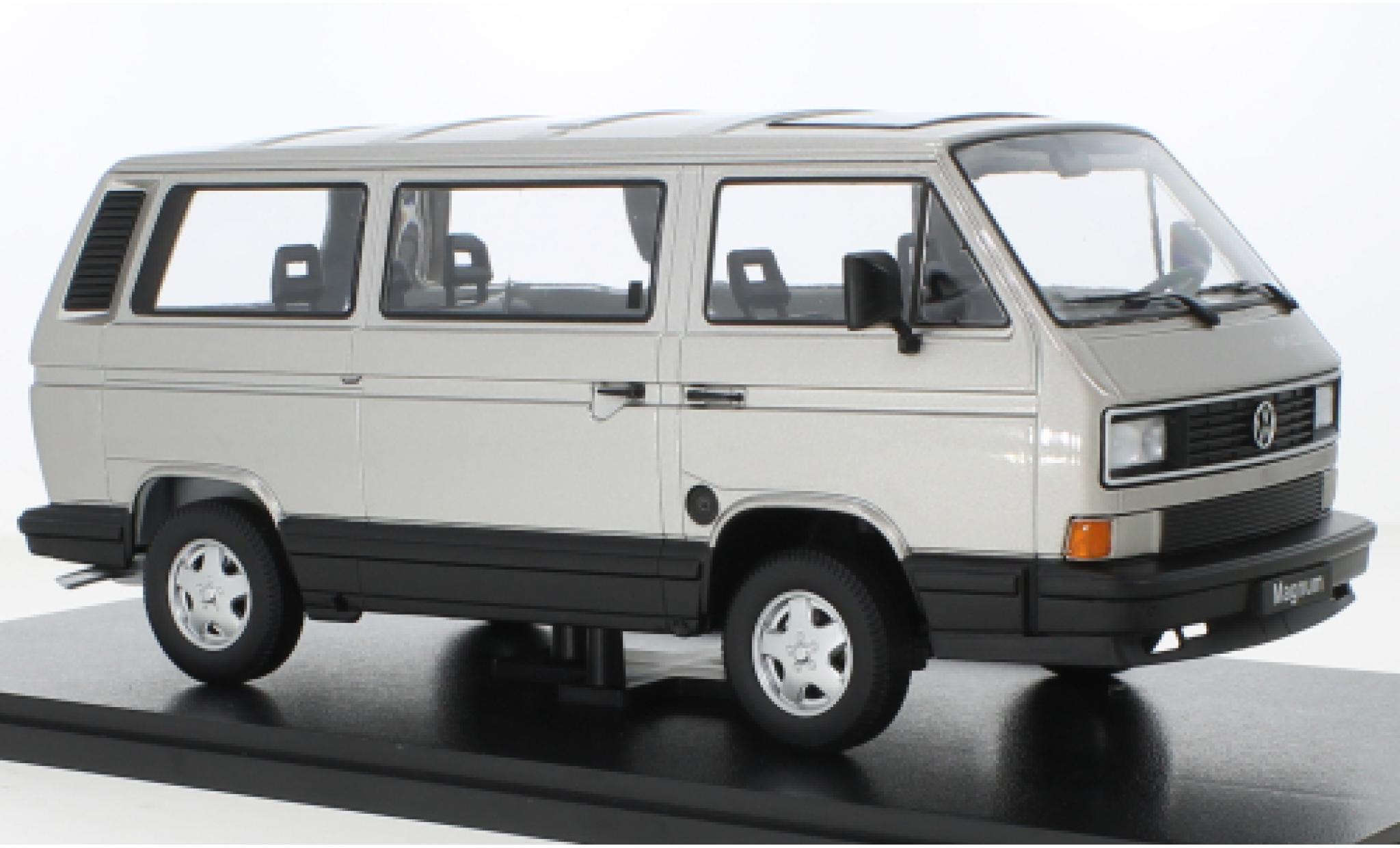 Volkswagen T3 1/18 KK Scale Multivan Magnum metallic grijs 1987 modelauto