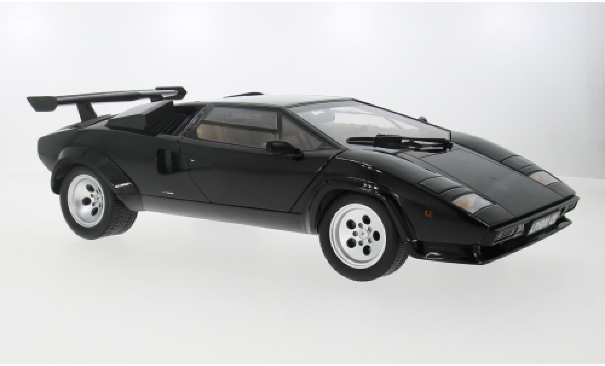 Lamborghini Countach 1/12 KK Scale LP 5000S QV zwart 1985 1:12 modelauto