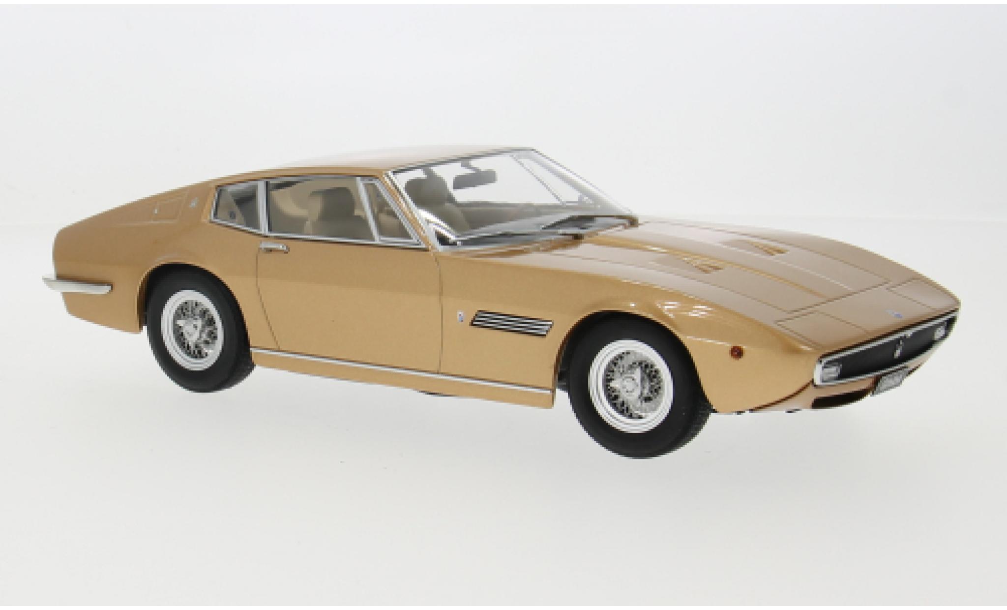 Maserati Ghibli 1/18 KK Scale Coupe gold 1969 1:18 modelauto