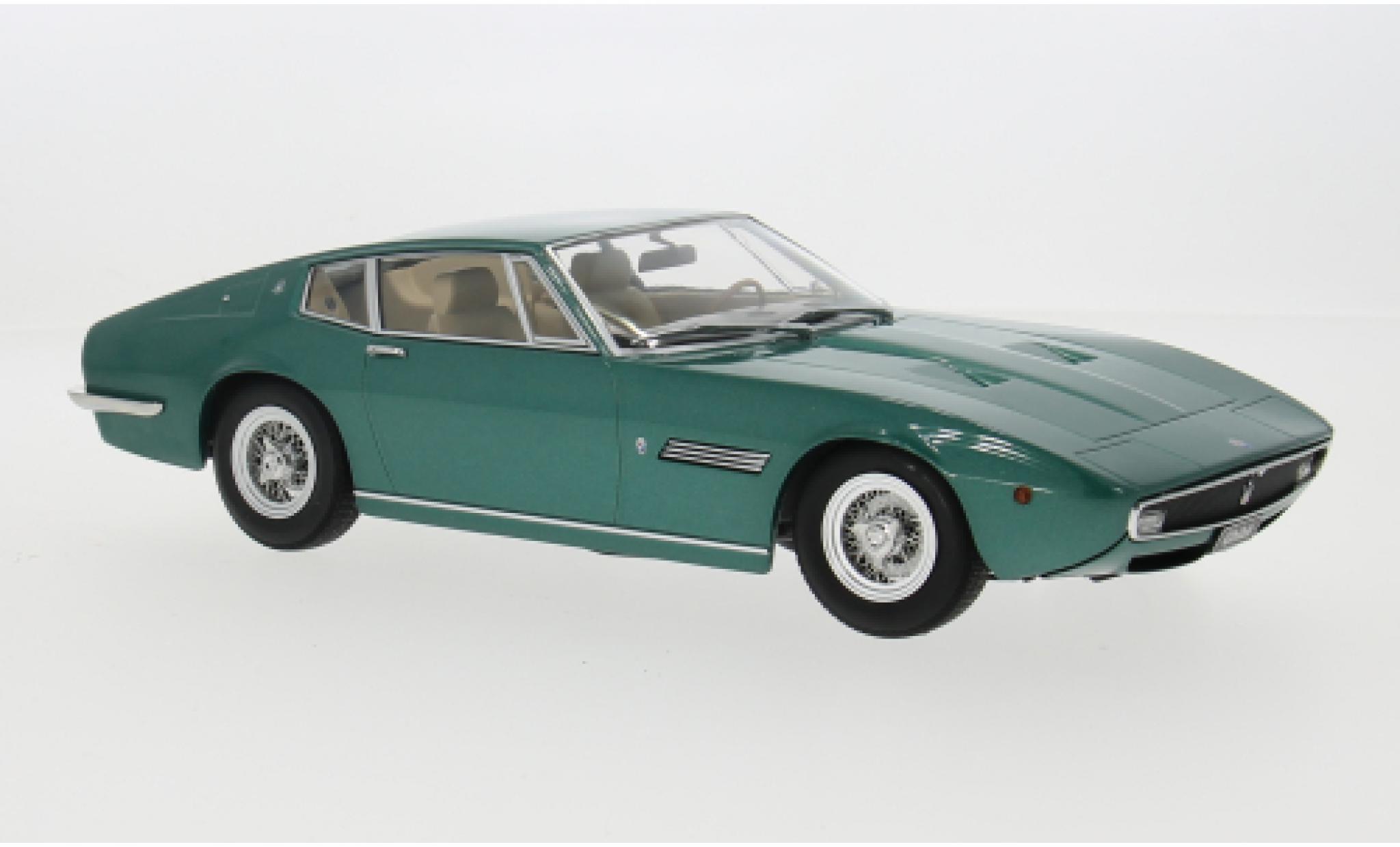 Maserati Ghibli 1/18 KK Scale Coupe groen 1969 1:18 modelauto