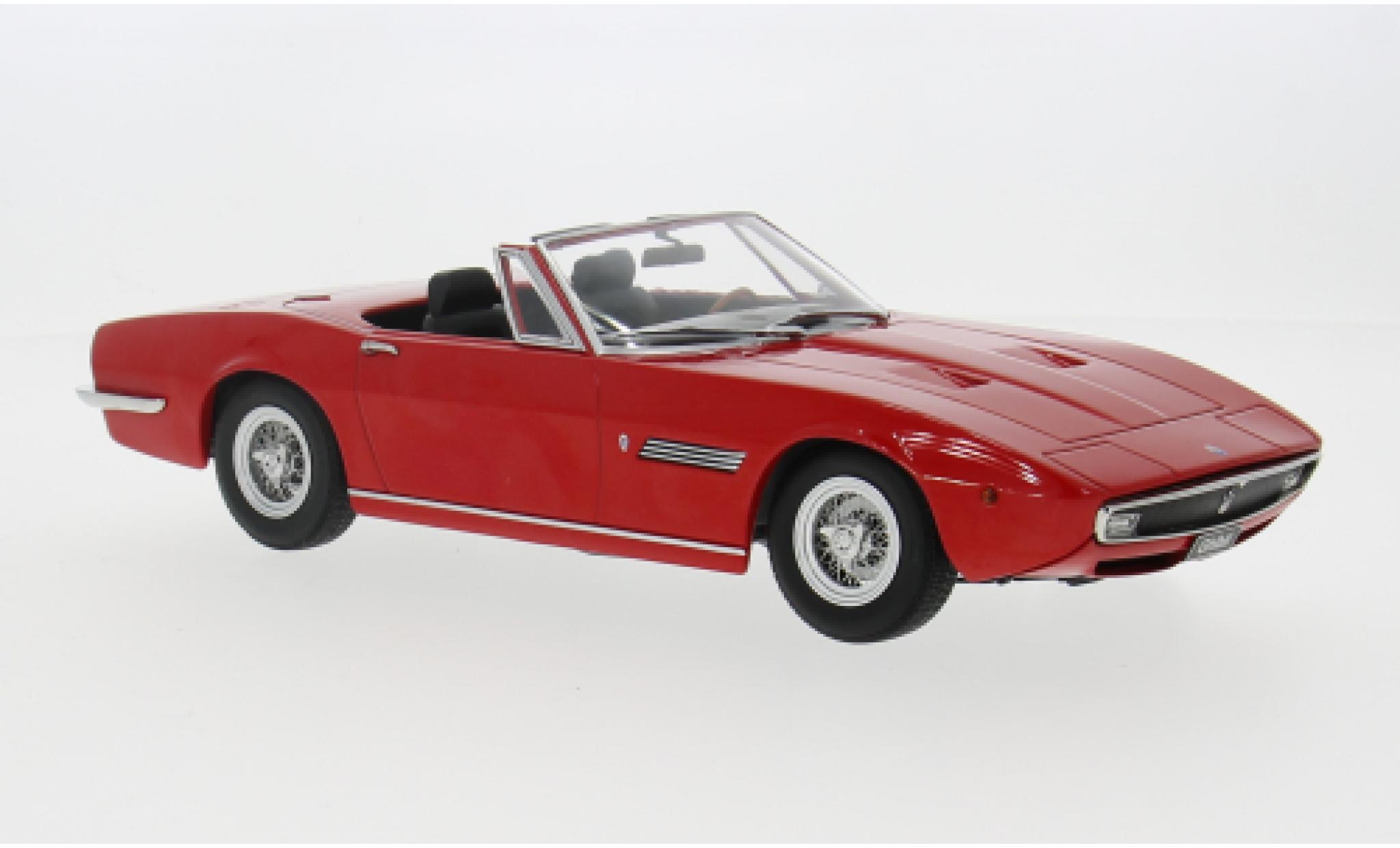 Maserati Ghibli 1/18 KK Scale Spyder rood 1970 1:18 modelauto