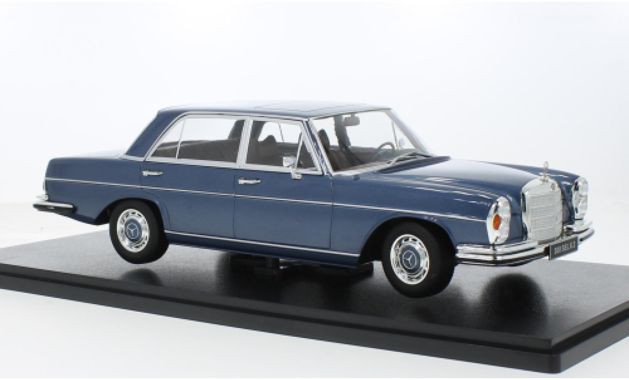 Mercedes 300 1/18 KK Scale SEL 6.3 (W109) metallic blauw 1967 1:18 modelauto