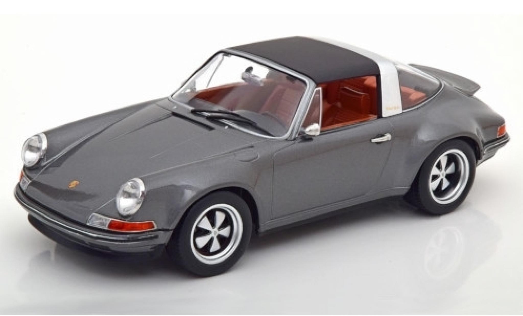 Porsche 911 1/18 KK Scale Targa Singer anthrazit Targadach d&eacute;tachable modelauto
