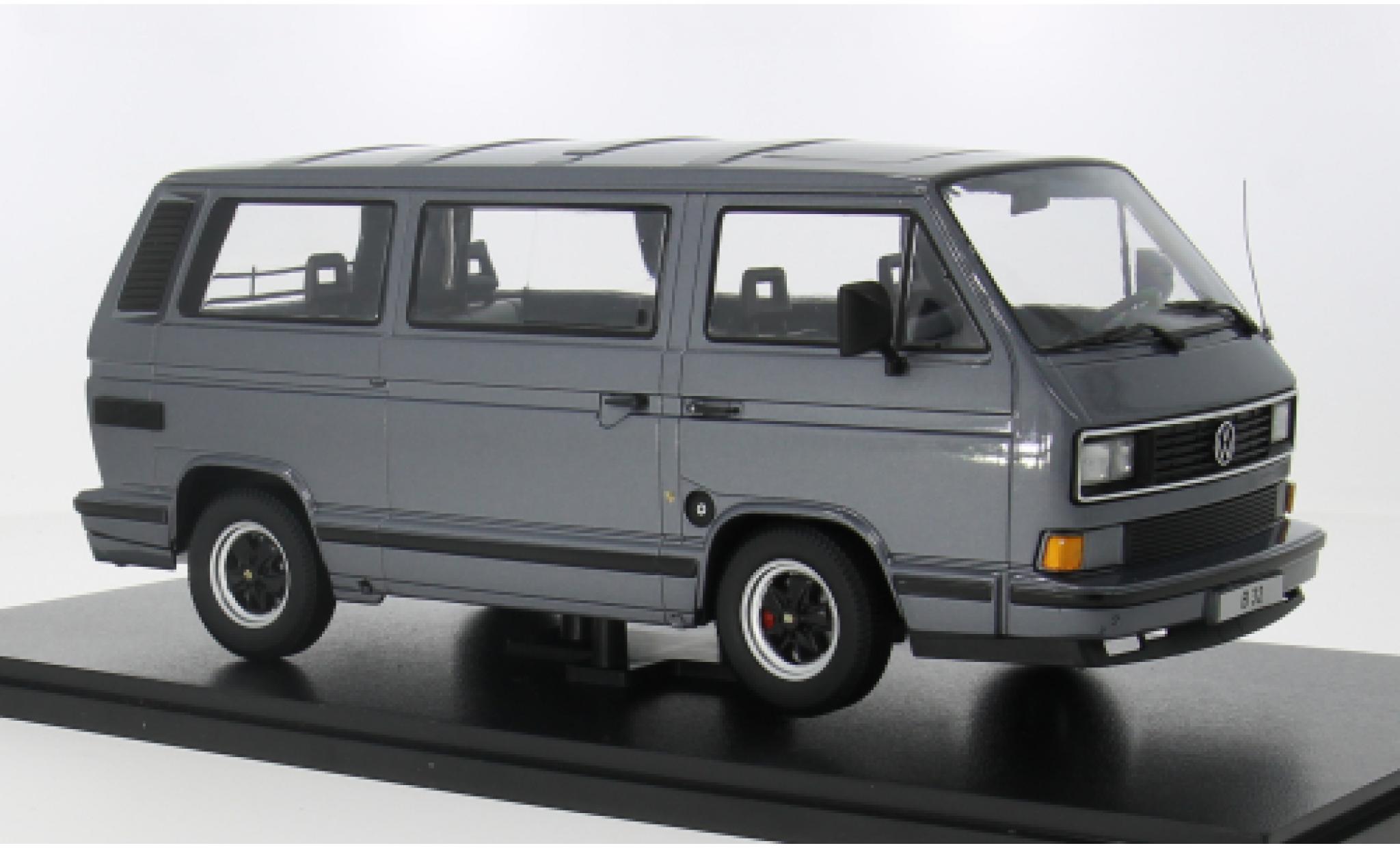 Volkswagen T3 1/18 KK Scale Porsche B32 auf Basis Bus grijs 1984 1:18 modelauto