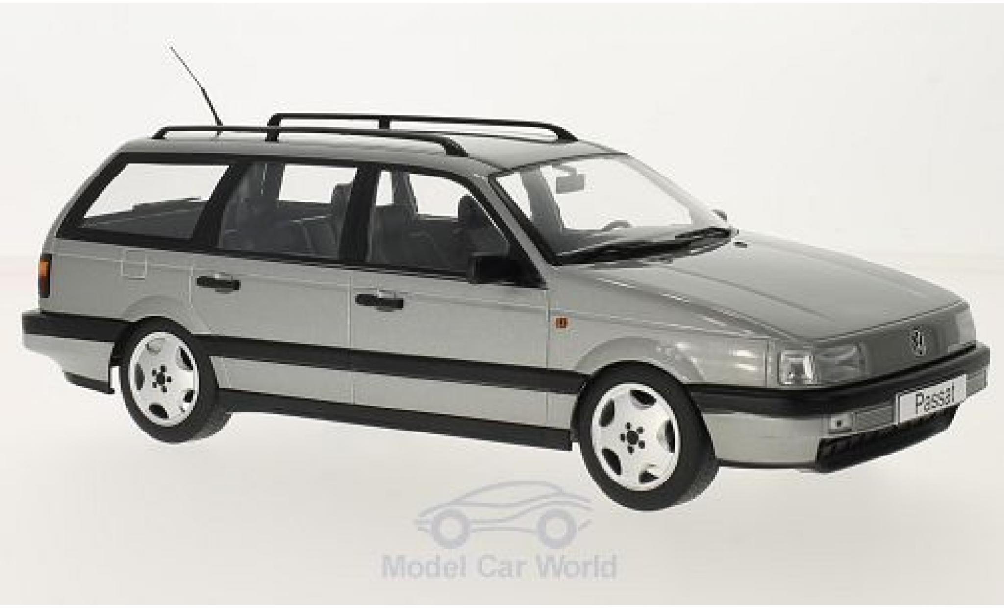Volkswagen Passat 1/18 KK Scale (B3) Variant metallic grijs 1988 modelauto