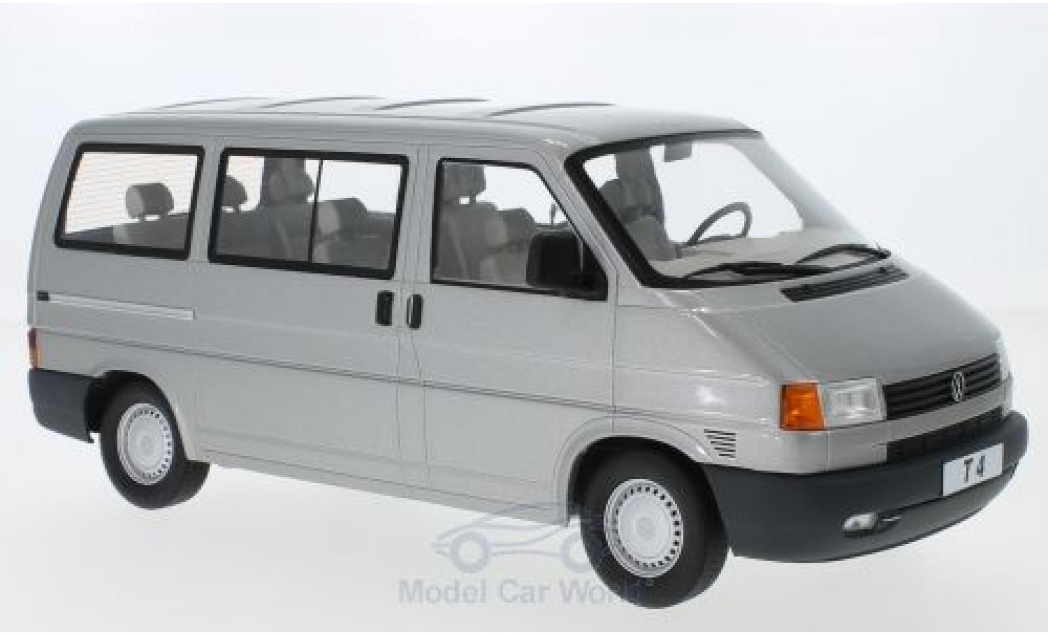 Volkswagen T4 1/18 KK Scale Caravelle metallic grijs 1992 modelauto