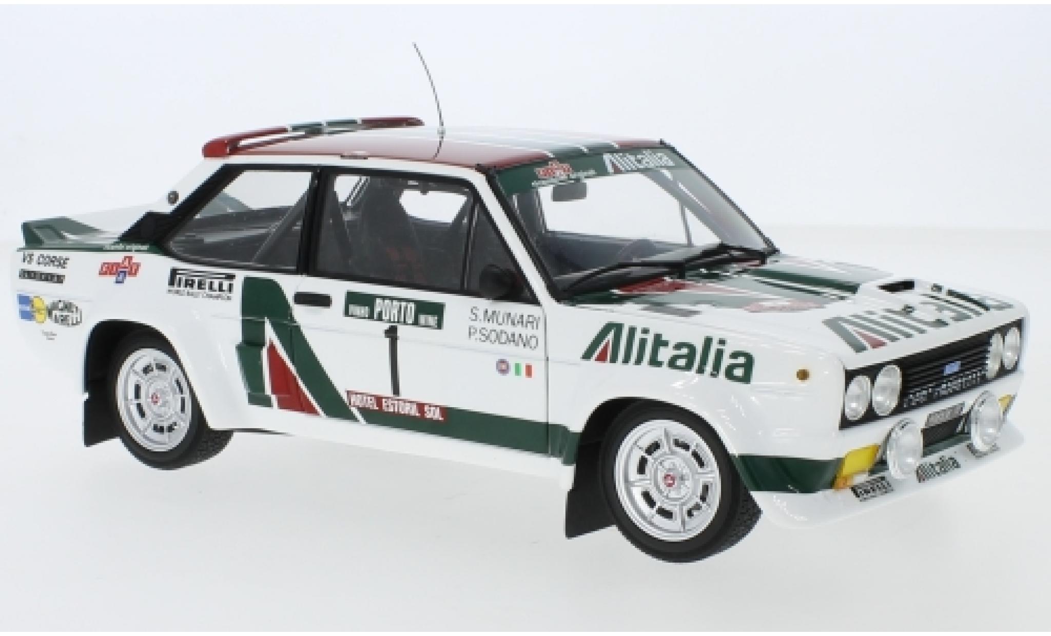 Fiat 131 1/18 Kyosho Abarth No.1 Alitalia Alitalia Rallye WM Rally Portugal 1978 S.Munari/P.Sodano modelauto