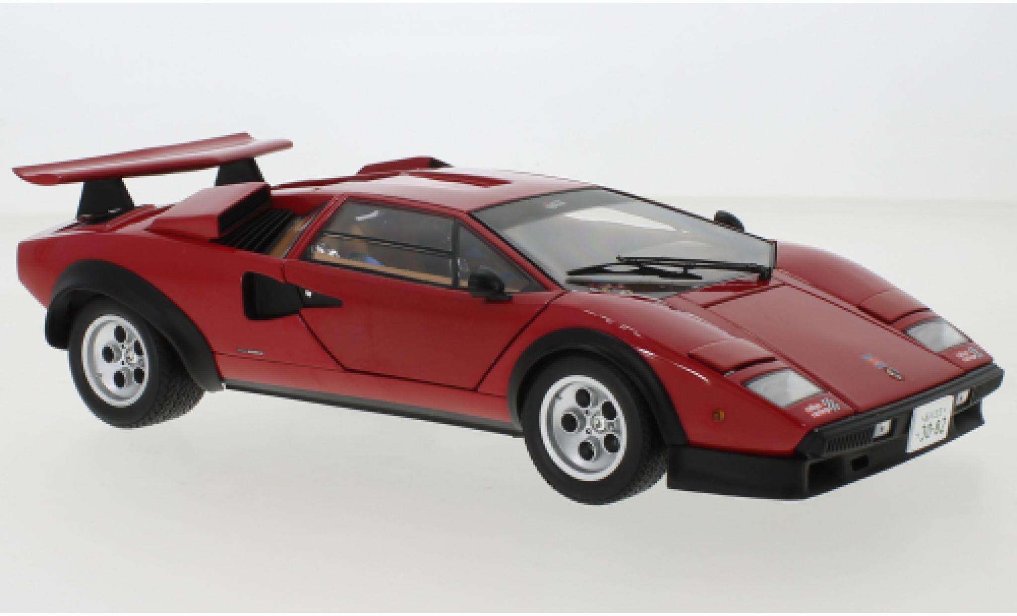 Lamborghini Countach 1/18 Kyosho Walter Wolf rood 1982 modelauto