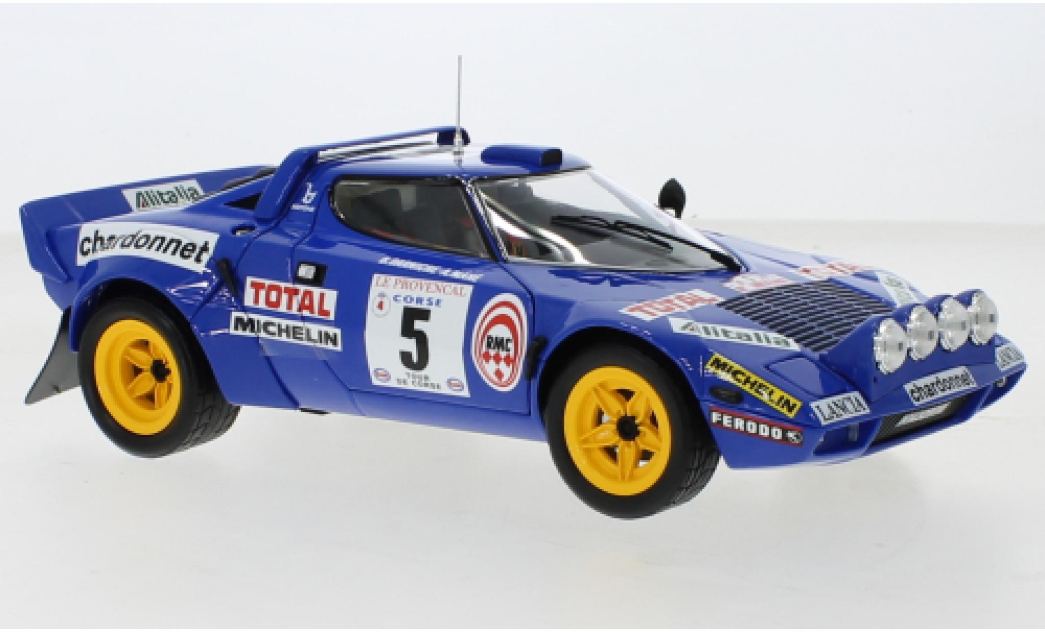 Lancia Stratos 1/18 Kyosho HF No.5 Chardonnet Rallye WM Tour de Corse 1976 modelauto